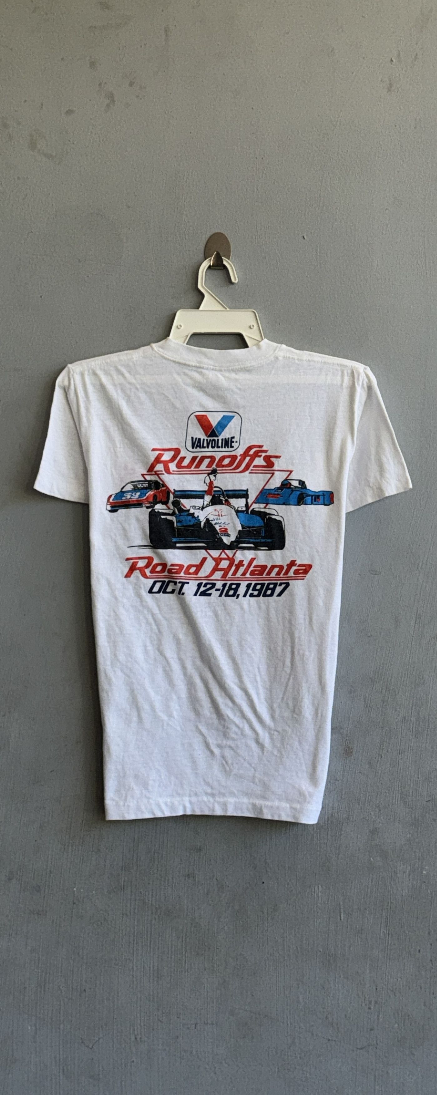 Logo 7 Valvoline Runoffs Road Atlanta Racing 1987 Vintage T-Shirt Size US S / EU 44-46 / 1 - 1 Thumbnail