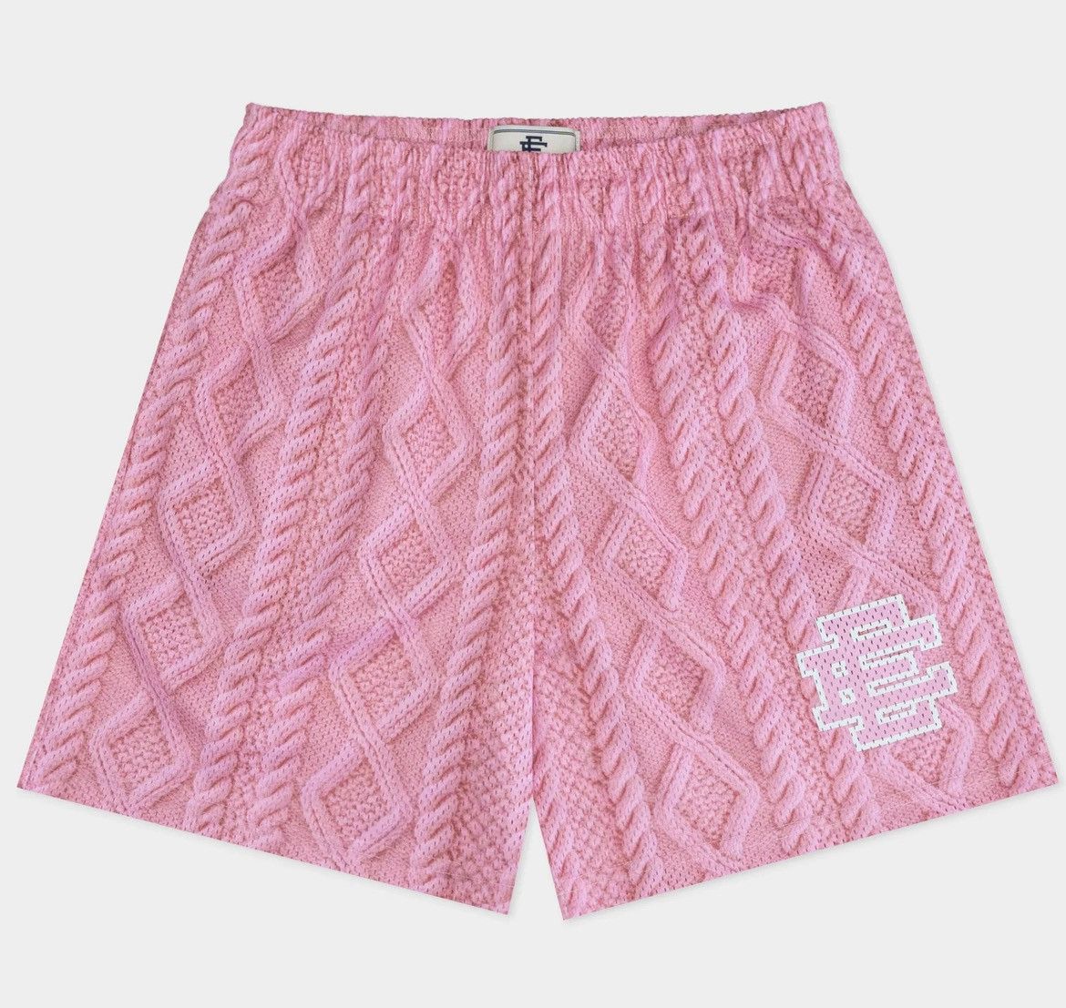 Eric Emanuel pink EE crochet shorts medium