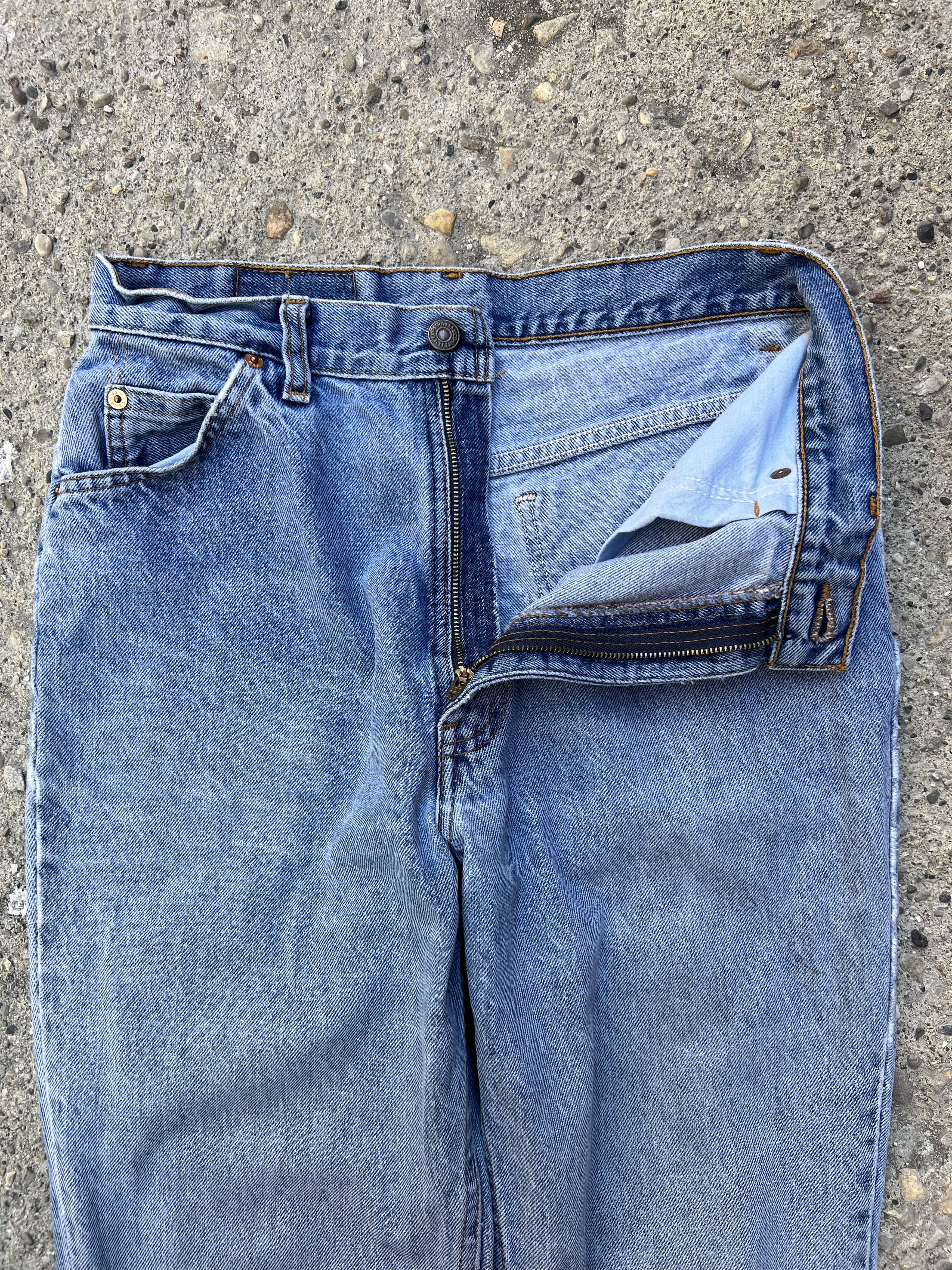 Levi's × Vintage VTG 1997 Levi's 631 Orange Tab Light Wash Denim Jeans Size US 28 / EU 44 - 5 Thumbnail