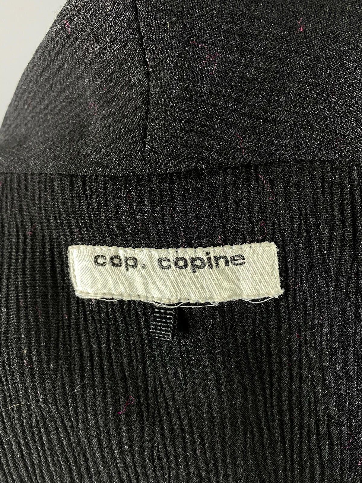 Designer Cop Copine valmont Veste Black Blazer Cape Jacket Size M / US 6-8 / IT 42-44 - 8 Thumbnail