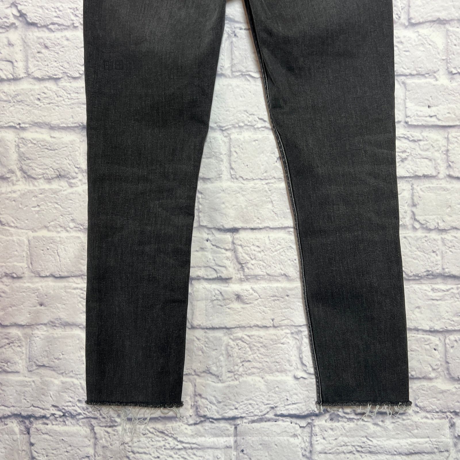 Ksubi Ksubi Skinny Jeans Black Distressed Raw Hem Size 28 Size 28" / US 6 / IT 42 - 10 Thumbnail