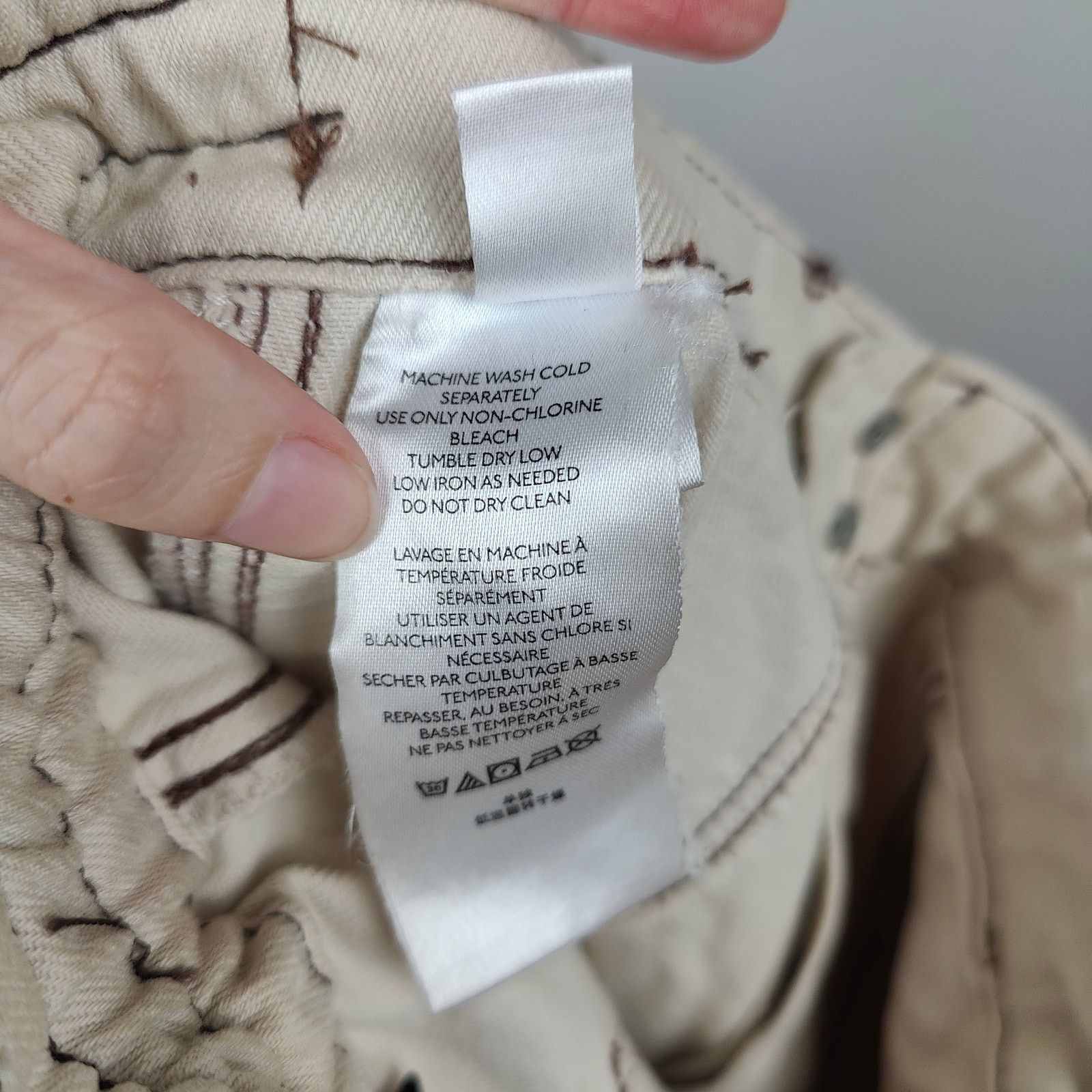 Bdg BDG Baggy Cargo Jeans Womens 26 Beige Y2K Utility Skater Size 26" / US 2 / IT 38 - 10 Thumbnail