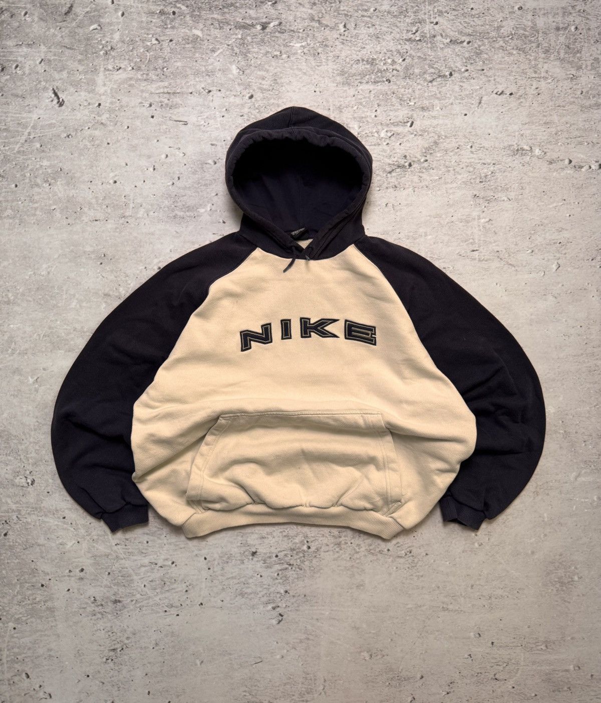 Nike × Vintage NIKE VINTAGE CENTER LOGO OVERSIZE BOXY HOODIE Size US XL / EU 56 / 4 - 1 Thumbnail