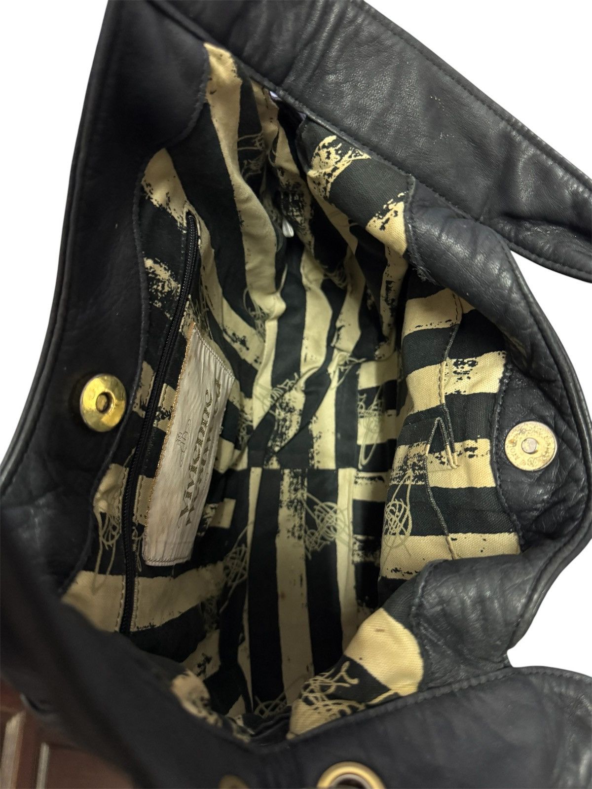 Vivienne Westwood Iconic Vivienne Westwood Orb Logo Leather Bag Size ONE SIZE - 10 Thumbnail