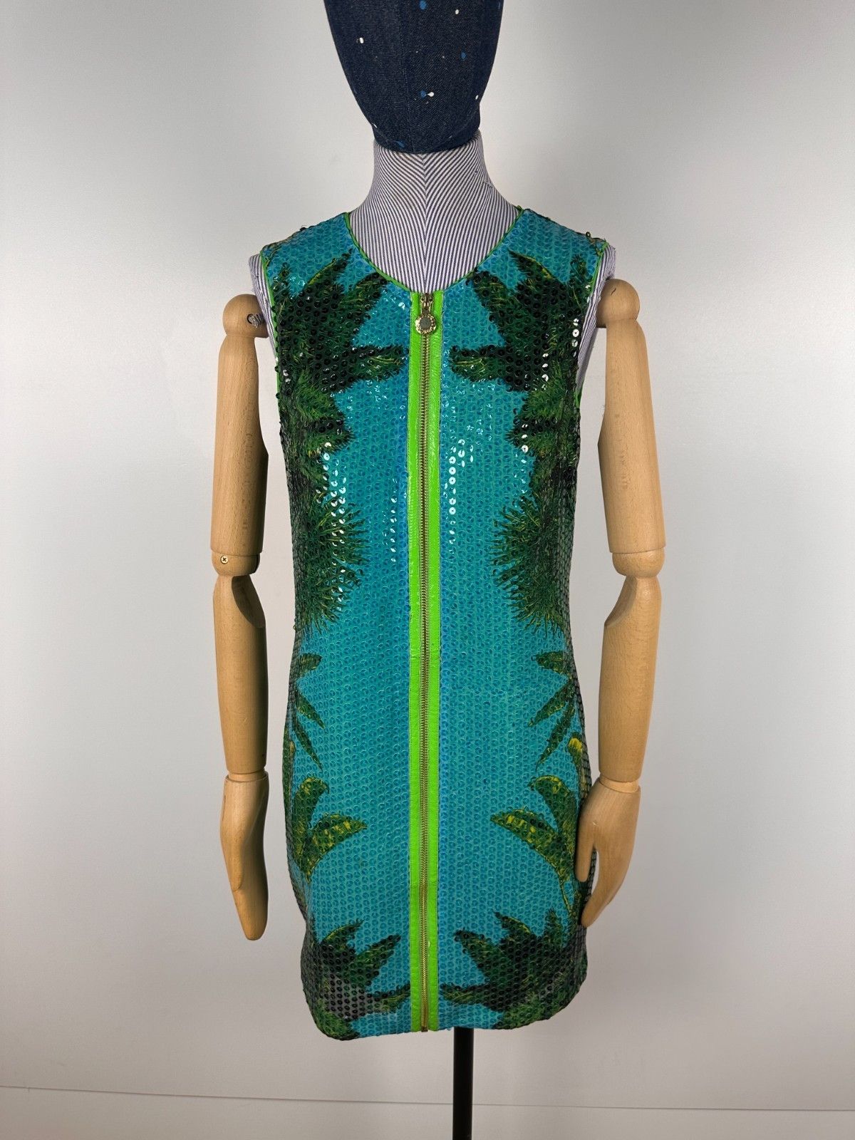 Versace Versace H&M Short Tropical Cocktail Dress Size S Size S / US 4 / IT 40 - 1 Thumbnail