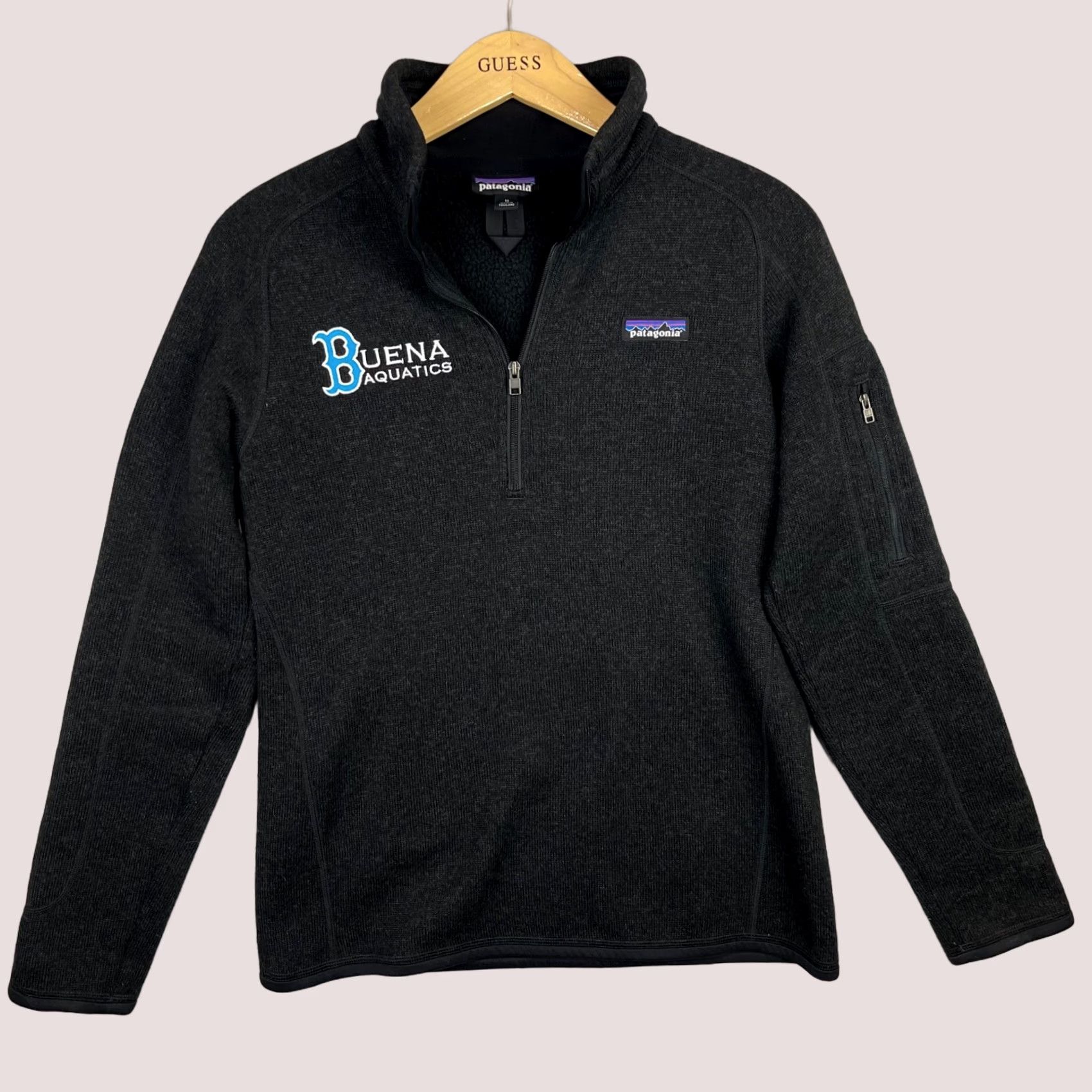 Patagonia Patagonia Better Sweater Women Medium Full Zip Fleece Outdoor Hiking Logo Embroidered Zipper Black Cotton? Size S / US 4 / IT 40 - 1 Thumbnail