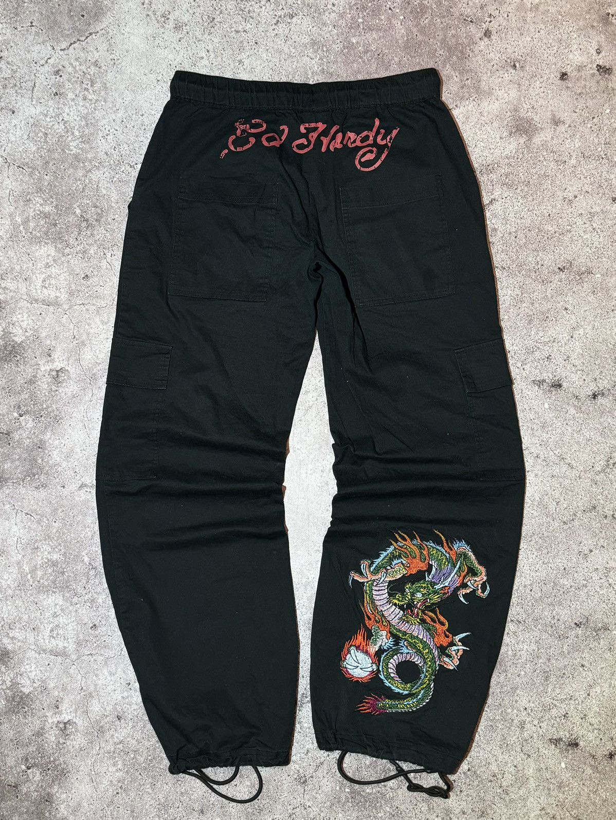 Christian Audigier × Ed Hardy × Vintage Ed Hardy Vintage big logo cargo pants Size US 30 / EU 46 - 1 Thumbnail