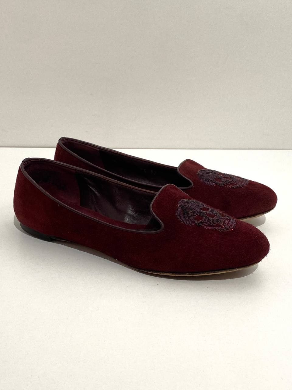 Alexander McQueen Alexander McQueen Skull Logo Loafers Ballet Shoes Vintage Size US 6 / IT 36 - 2 Thumbnail