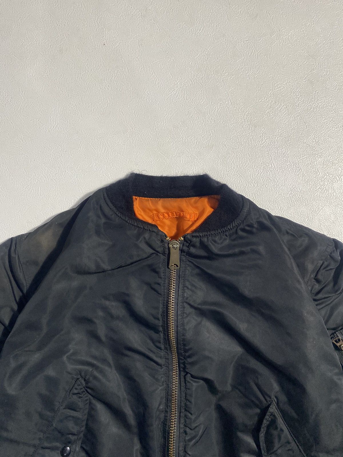 Alpha Industries Vintage 80s Alpha Industries MA-1 Size US XL / EU 56 / 4 - 3 Thumbnail