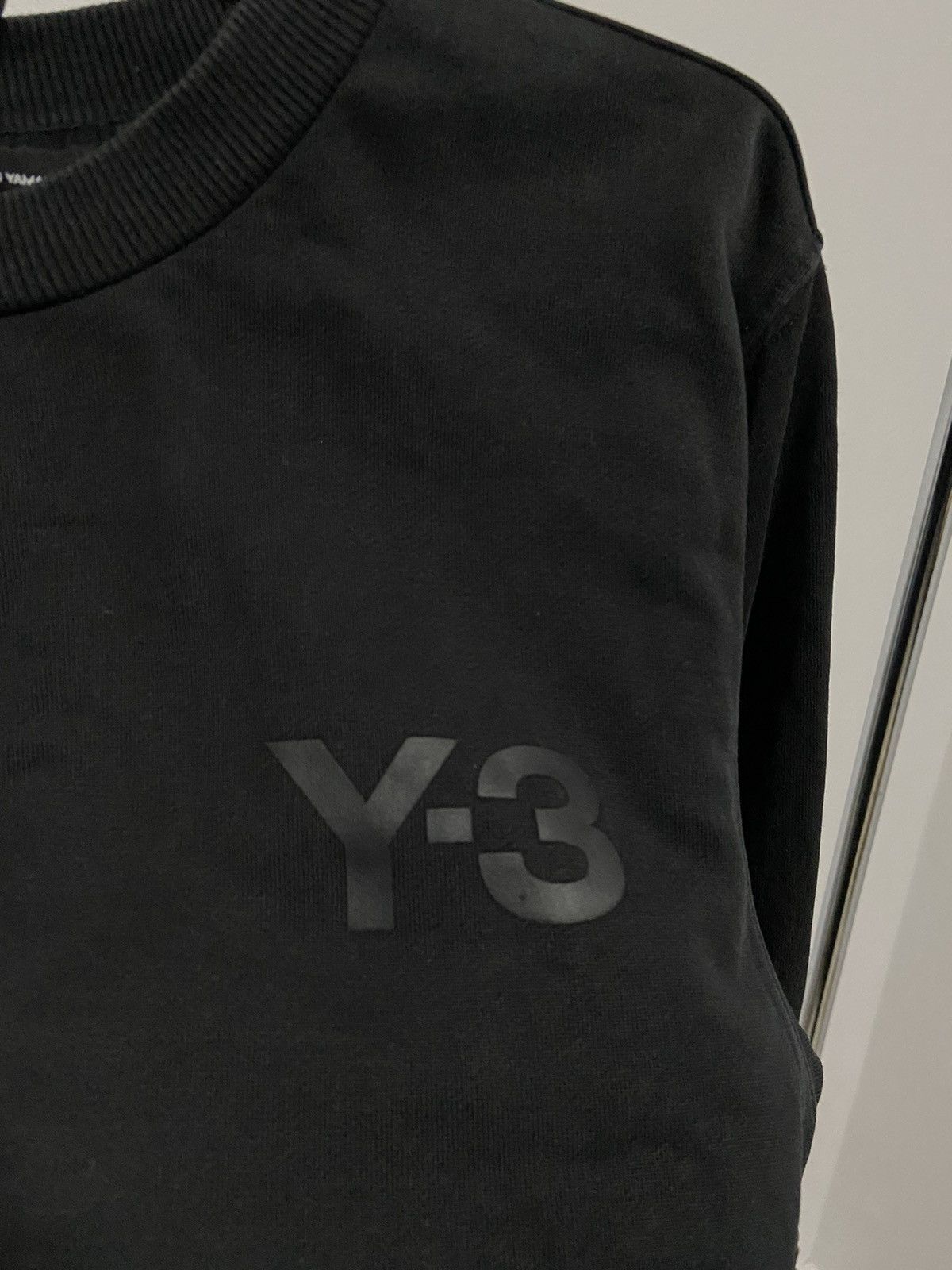 Vintage × Y-3 × Yohji Yamamoto Y-3 Yohji Yamamoto sweatshirt Small Logo Vintage Adidas Size US S / EU 44-46 / 1 - 3 Thumbnail