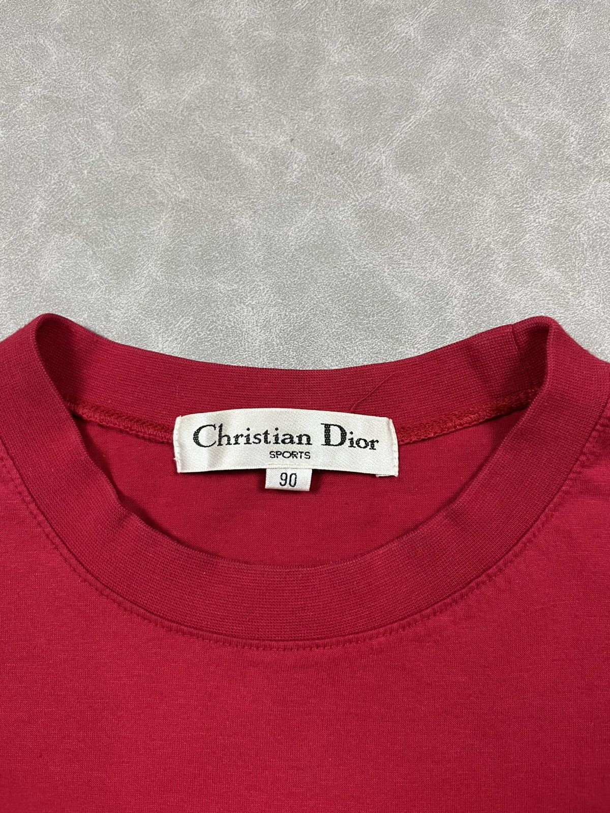 Dior 90s Christian Dior big logo tee Size US S / EU 44-46 / 1 - 4 Thumbnail