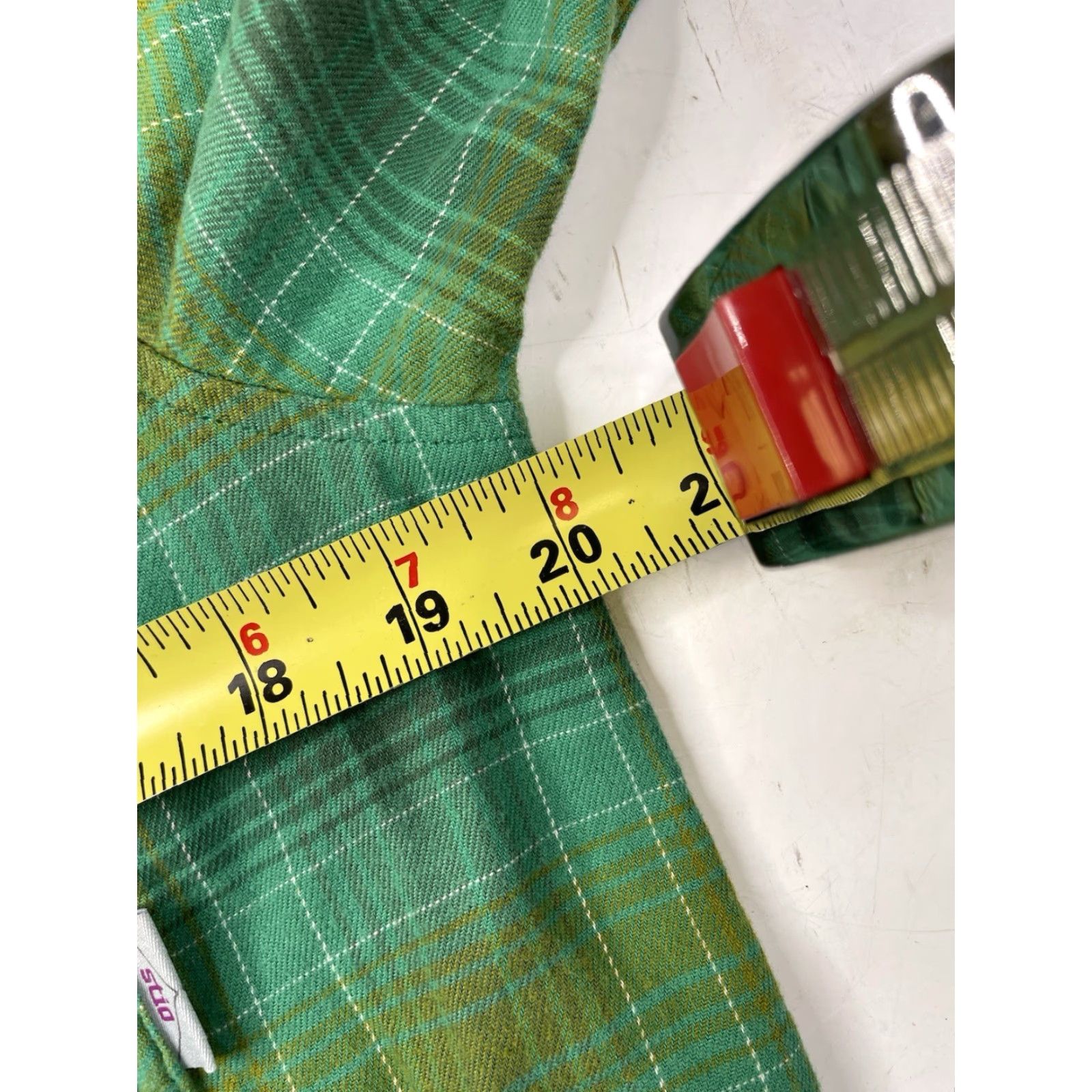 Vintage Stio Shirt Womens Small Long Sleeve Button Up Green Plaid Cotton Flannel Size S / US 4 / IT 40 - 8 Thumbnail
