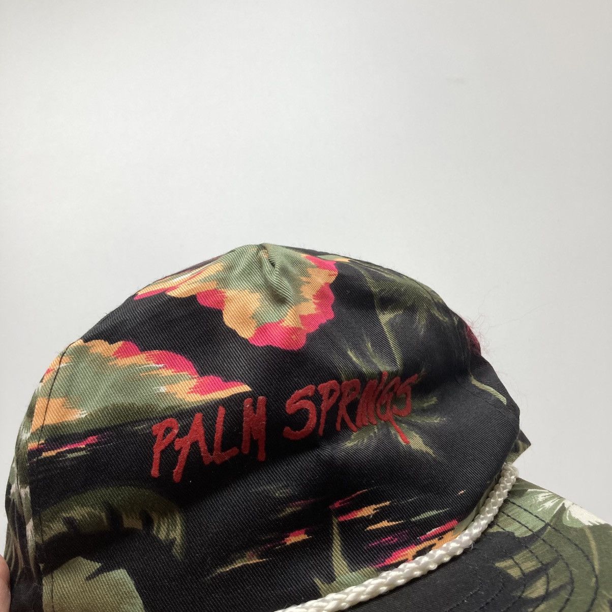 Vintage palm springs california usa aloha floral tropical hat Size ONE SIZE - 2 Thumbnail