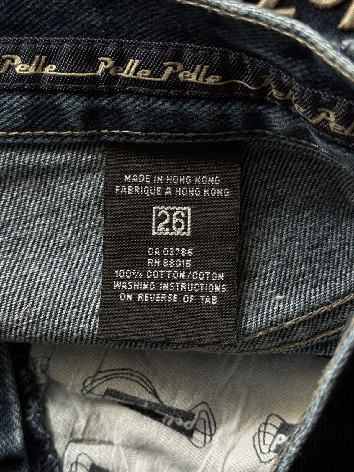Pelle Pelle Pelle Pelle 2000s vintage Y2K wide leg baggy fit jeans denim Size US 26 / EU 42 - 6 Thumbnail