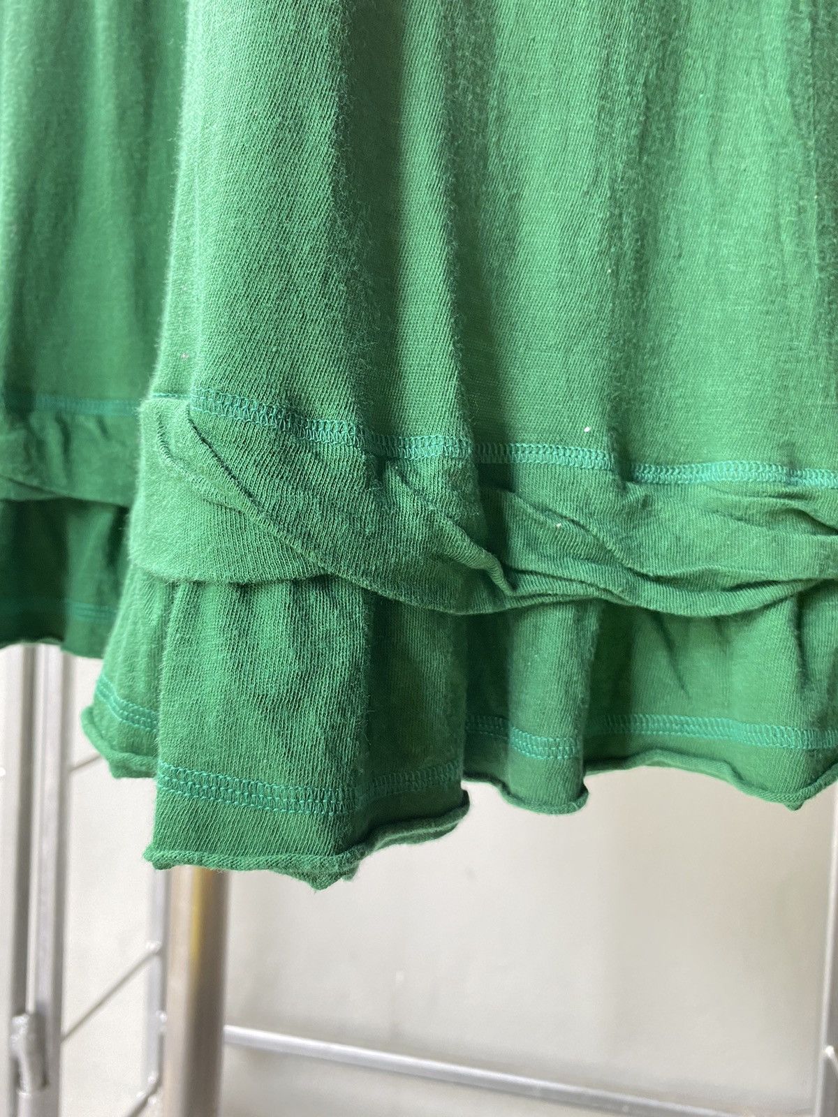 Zucca ZUCCA Green Layered-Hem Maxi Dress. Size M / US 6-8 / IT 42-44 - 8 Thumbnail