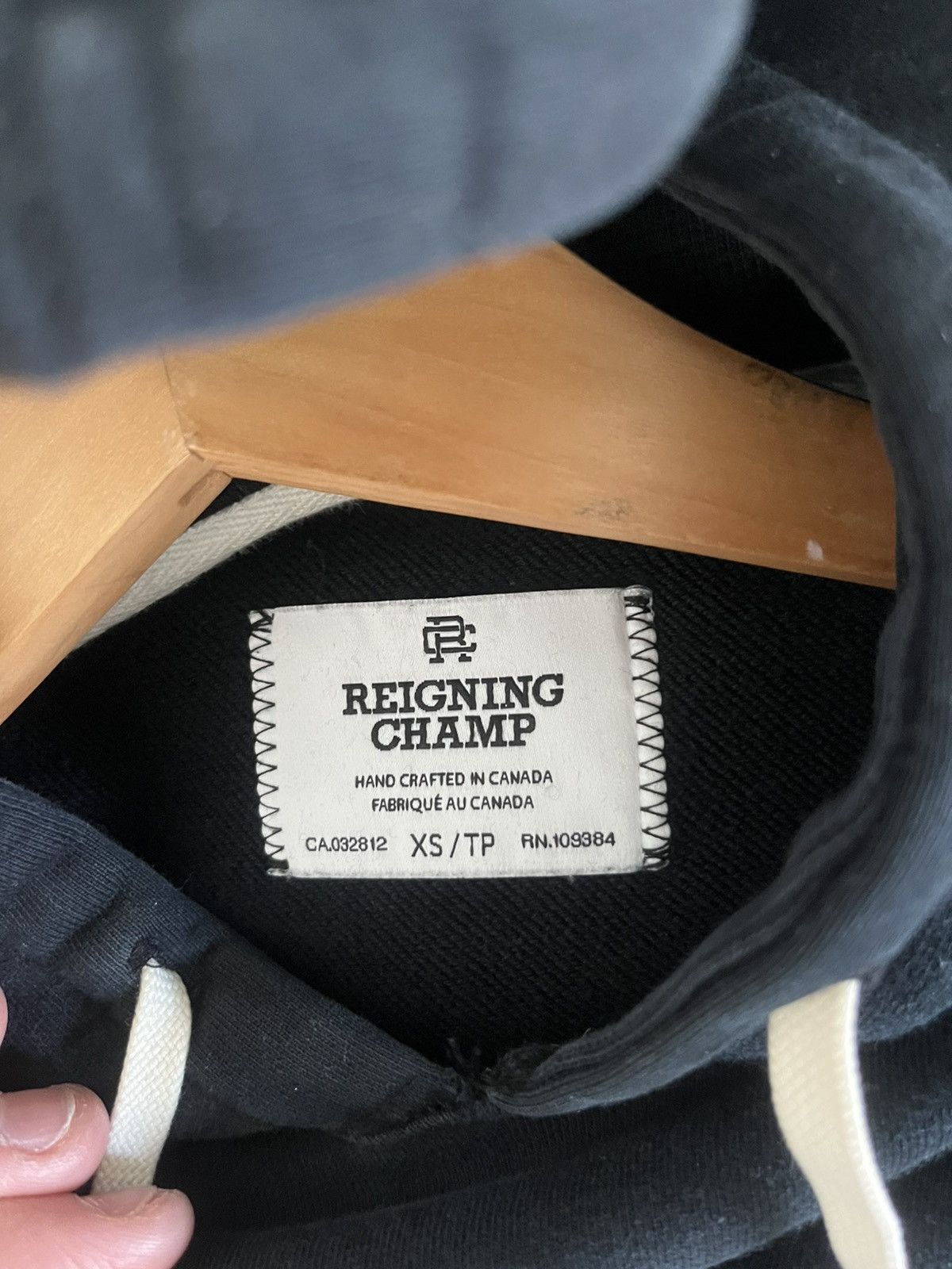 Reigning Champ Reigning Champ Hoodie black XS Size US XS / EU 42 / 0 - 3 Thumbnail