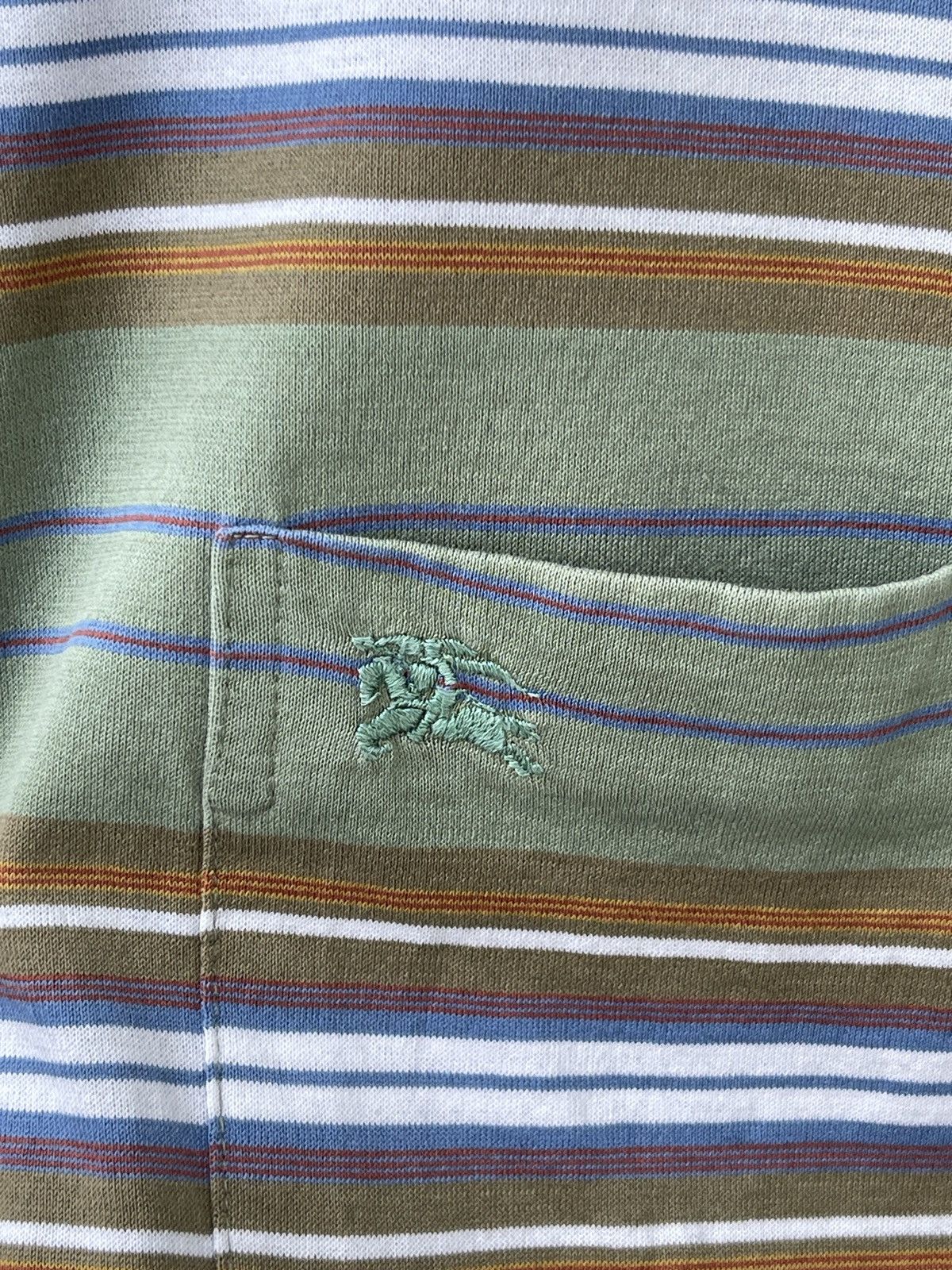 Burberry × OVER THE STRiPES × Vintage Last Drop🔥Rare🔥Vintage BURBERRY’S Polo Striped Shirt Size US M / EU 48-50 / 2 - 8 Thumbnail