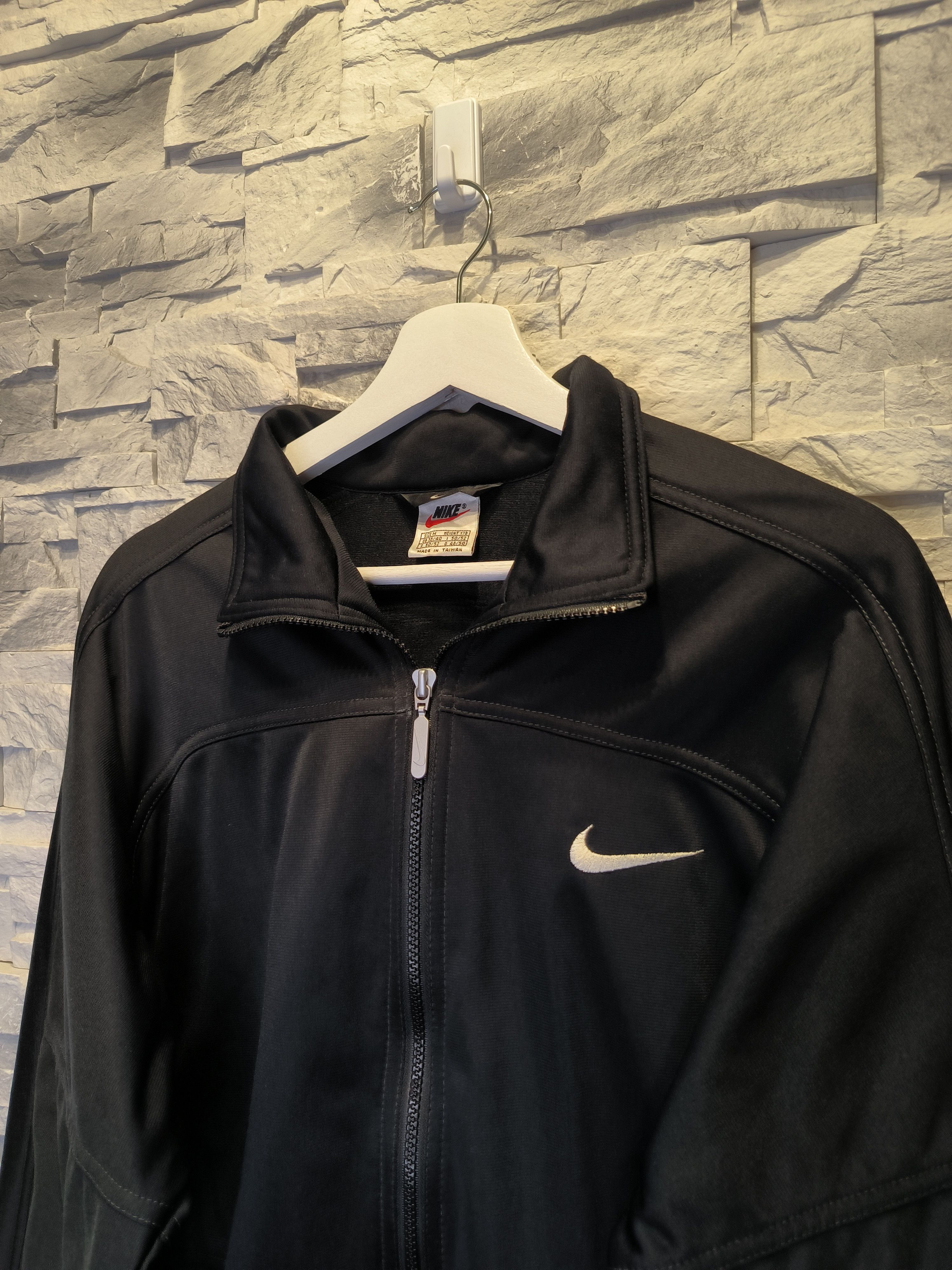 Nike × Vintage Vintage Nike 90s Zip Tracksuit Logo Swoosh Center Jacket Size US M / EU 48-50 / 2 - 3 Thumbnail