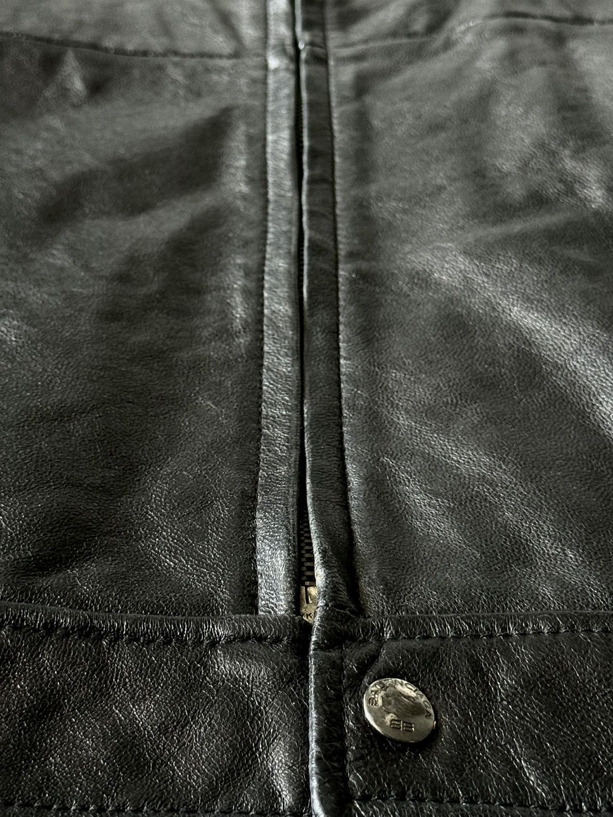 Balenciaga Balenciaga - 1997 - Nicolas Ghesquière - Moto Leather Jacket Size US L / EU 52-54 / 3 - 6 Thumbnail