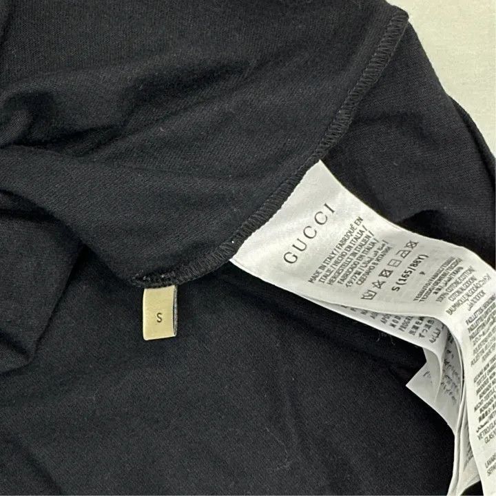 Gucci Gucci Black Logo Short Sleeve T-Shirt-2507 Size S / US 4 / IT 40 - 4 Thumbnail