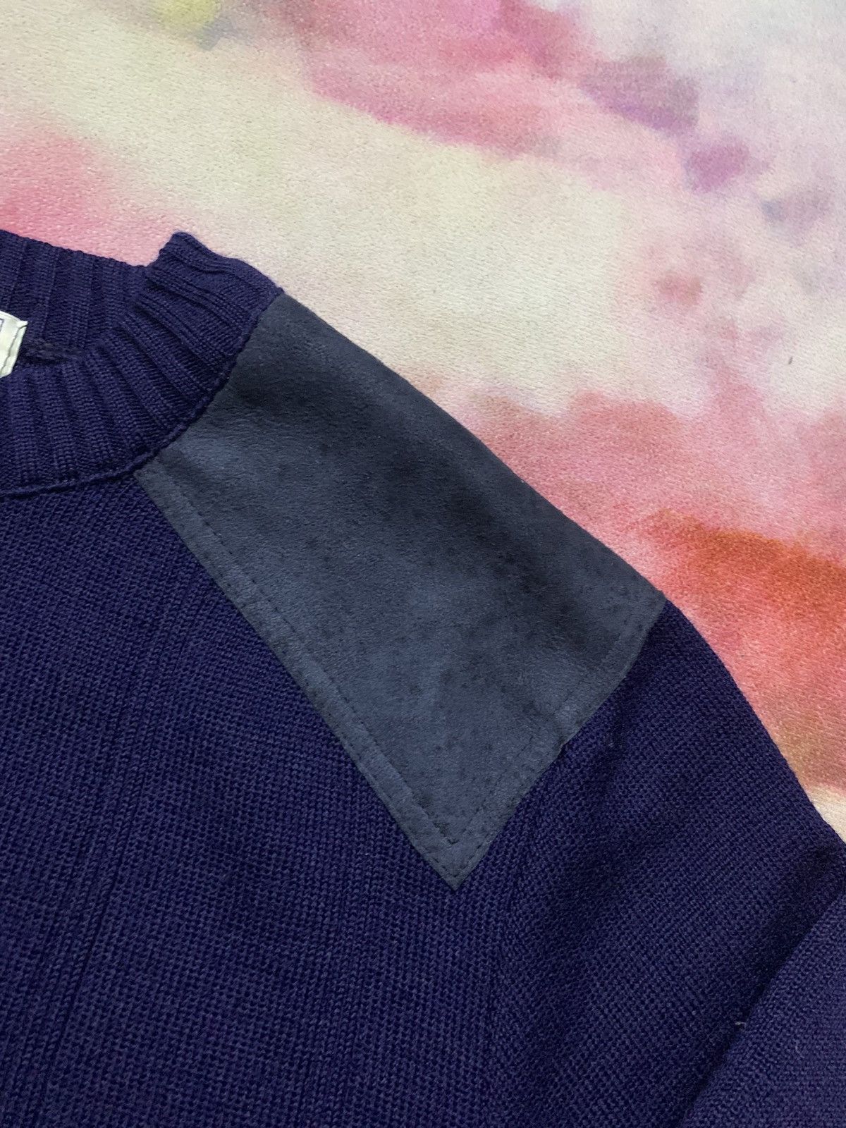 Burberry Prorsum Vintage 80’s Burberrys Knit Jumper Navy Size US M / EU 48-50 / 2 - 7 Thumbnail