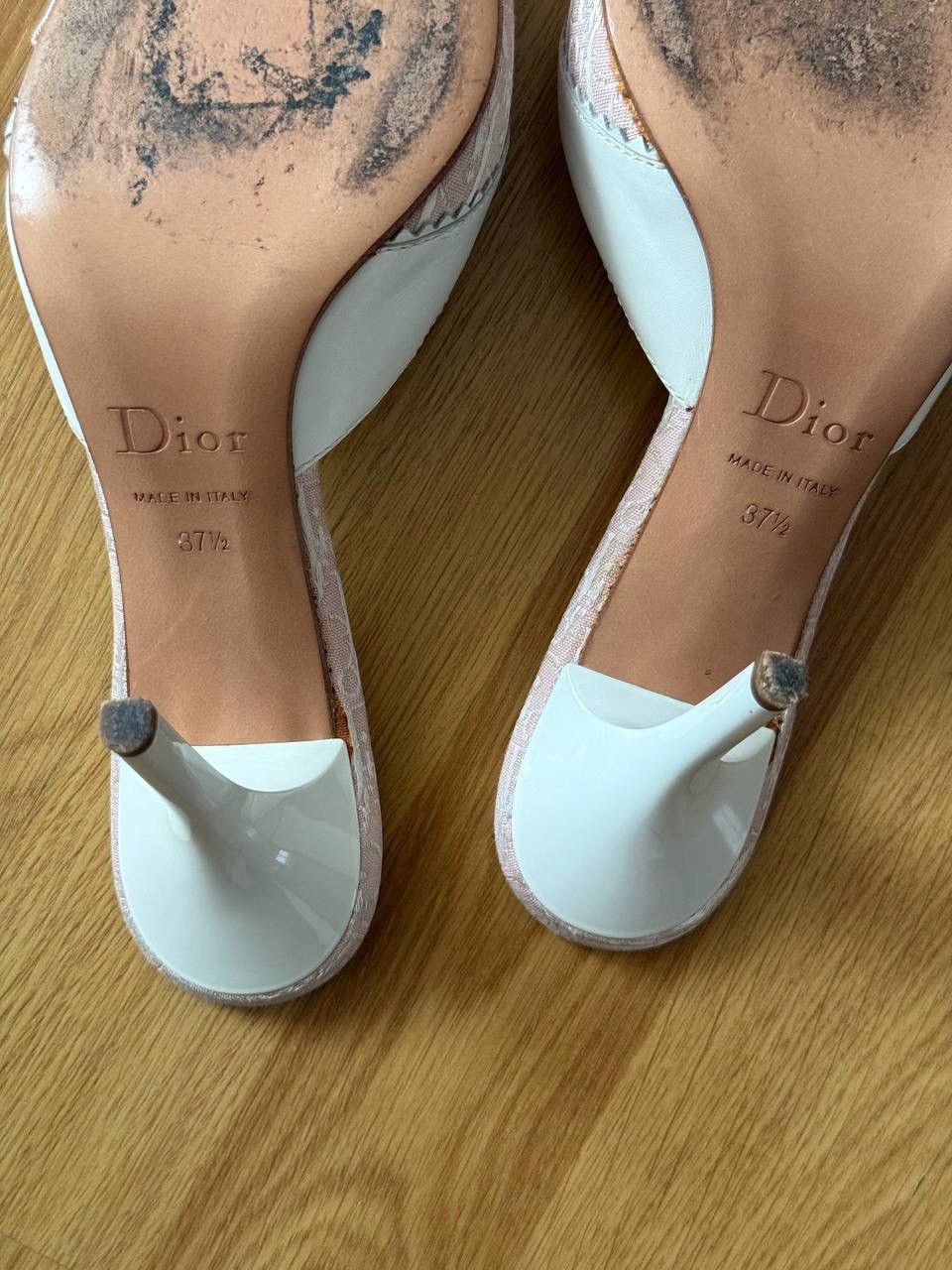 Dior Dior D-Stiletto leather heels mules vintage Size US 7.5 / IT 37.5 - 5 Thumbnail