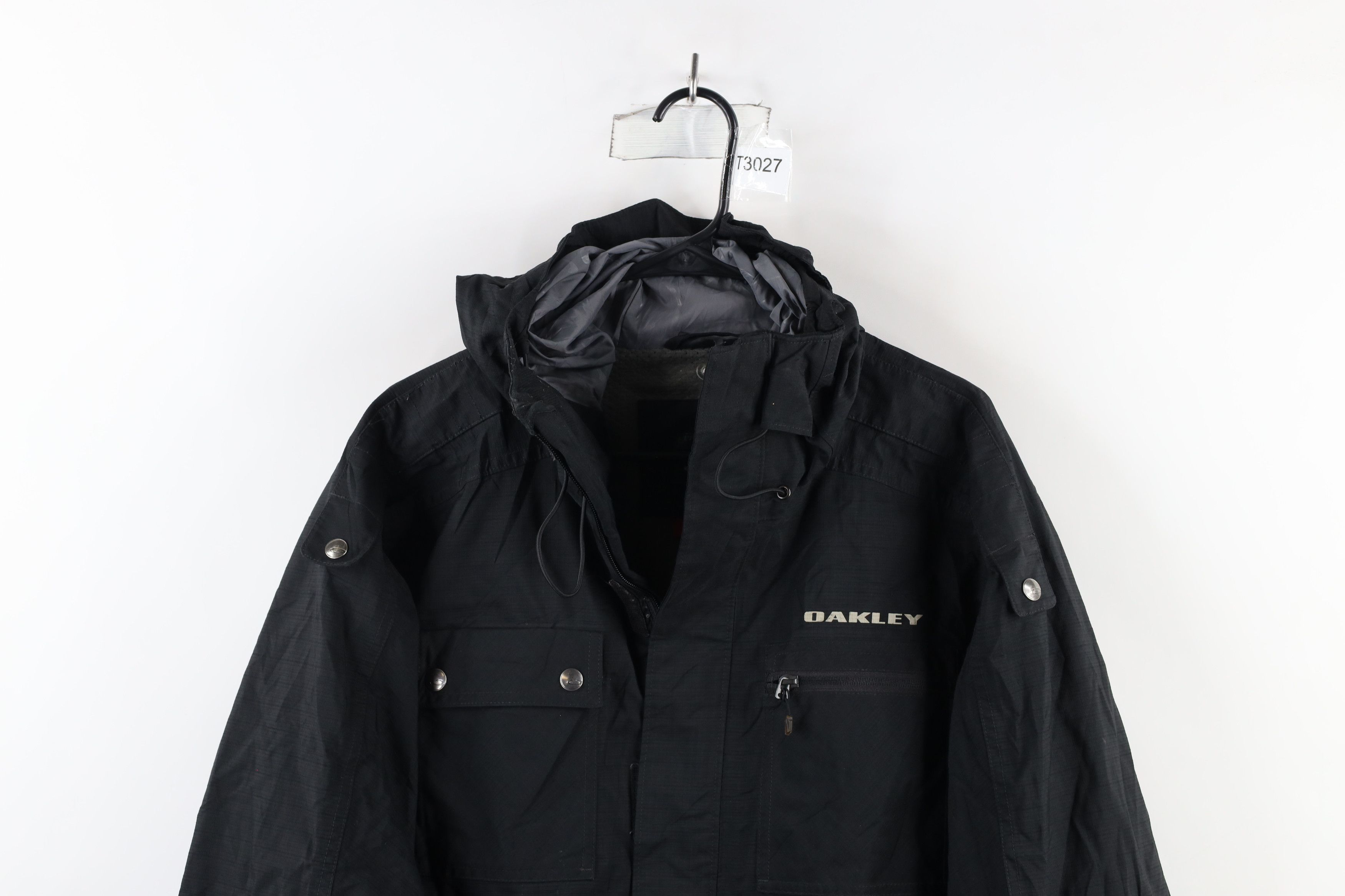Oakley × Vintage Vintage Oakley Baggy Fit Snowboard Hooded Parka Jacket Size US M / EU 48-50 / 2 - 2 Thumbnail