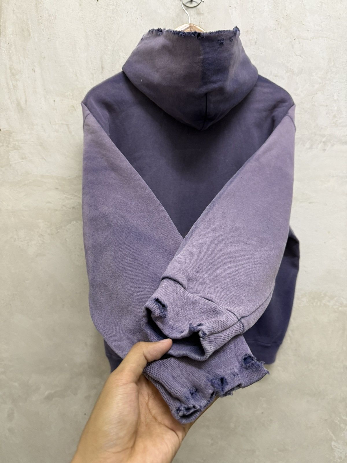 Nike Distressed Vintage 90s Sun Faded Nike Thrash Hoodie Size US M / EU 48-50 / 2 - 8 Thumbnail