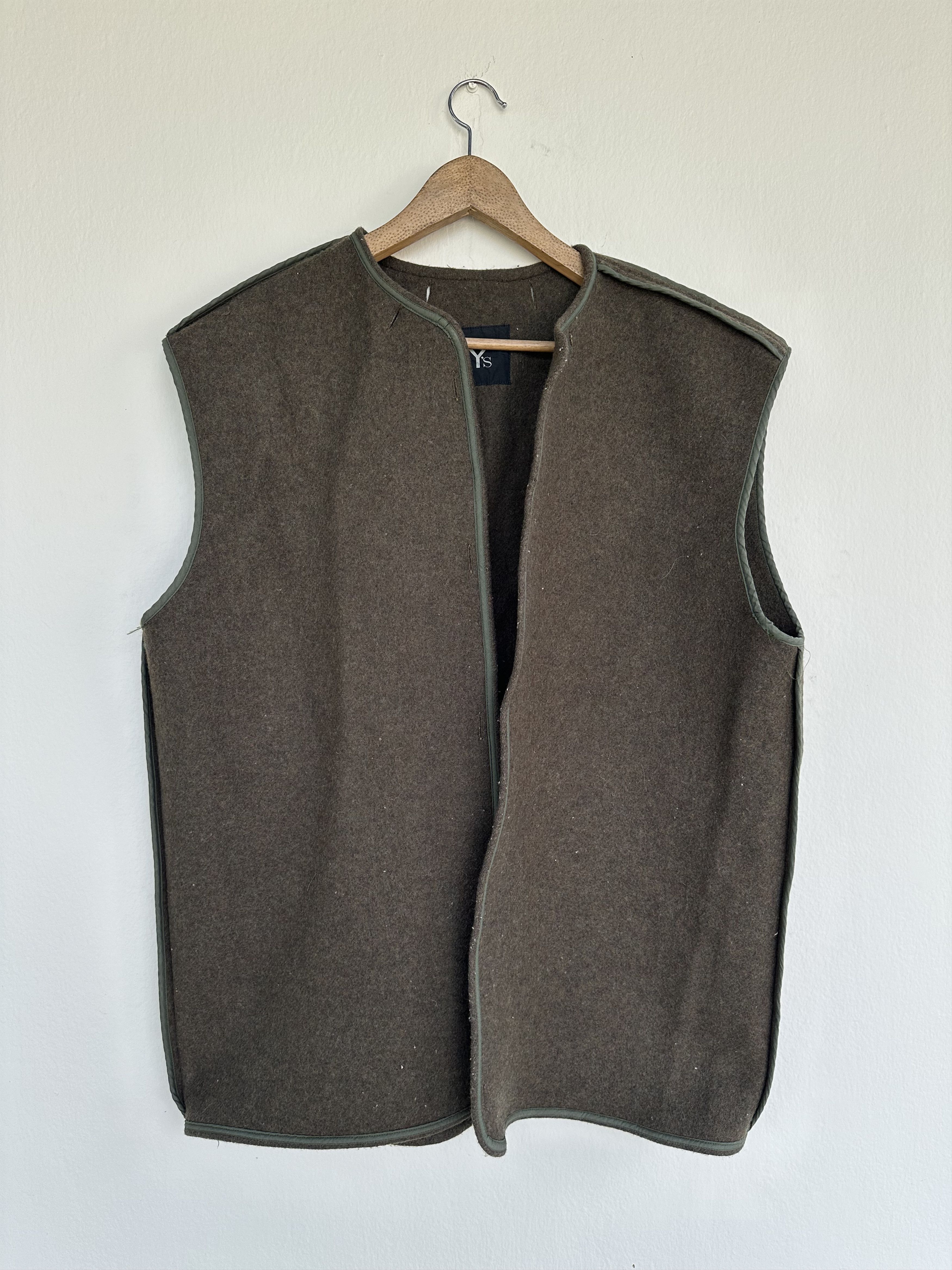 Yohji Yamamoto Vintage 80s Y’s Wool Vest Size US L / EU 52-54 / 3 - 6 Thumbnail