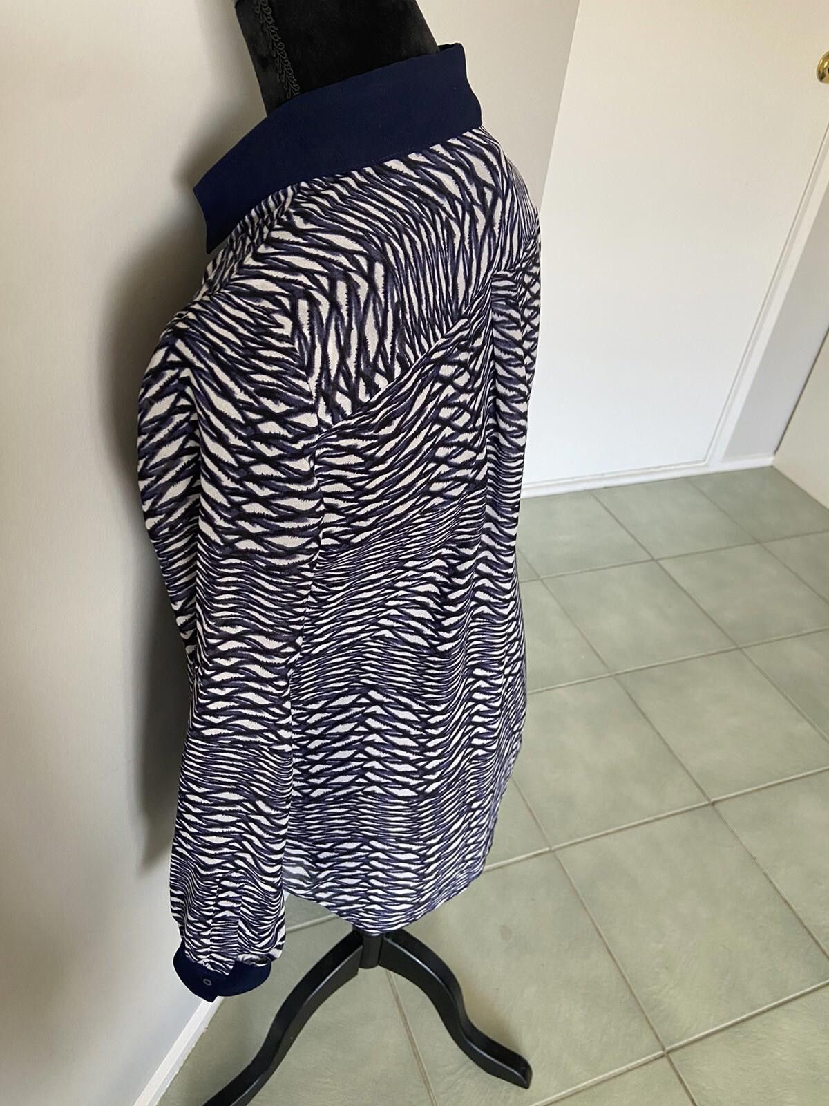Other Witchery Striped Patterned Shirt Blue & White Size 6 Size XS / US 0-2 / IT 36-38 - 9 Thumbnail