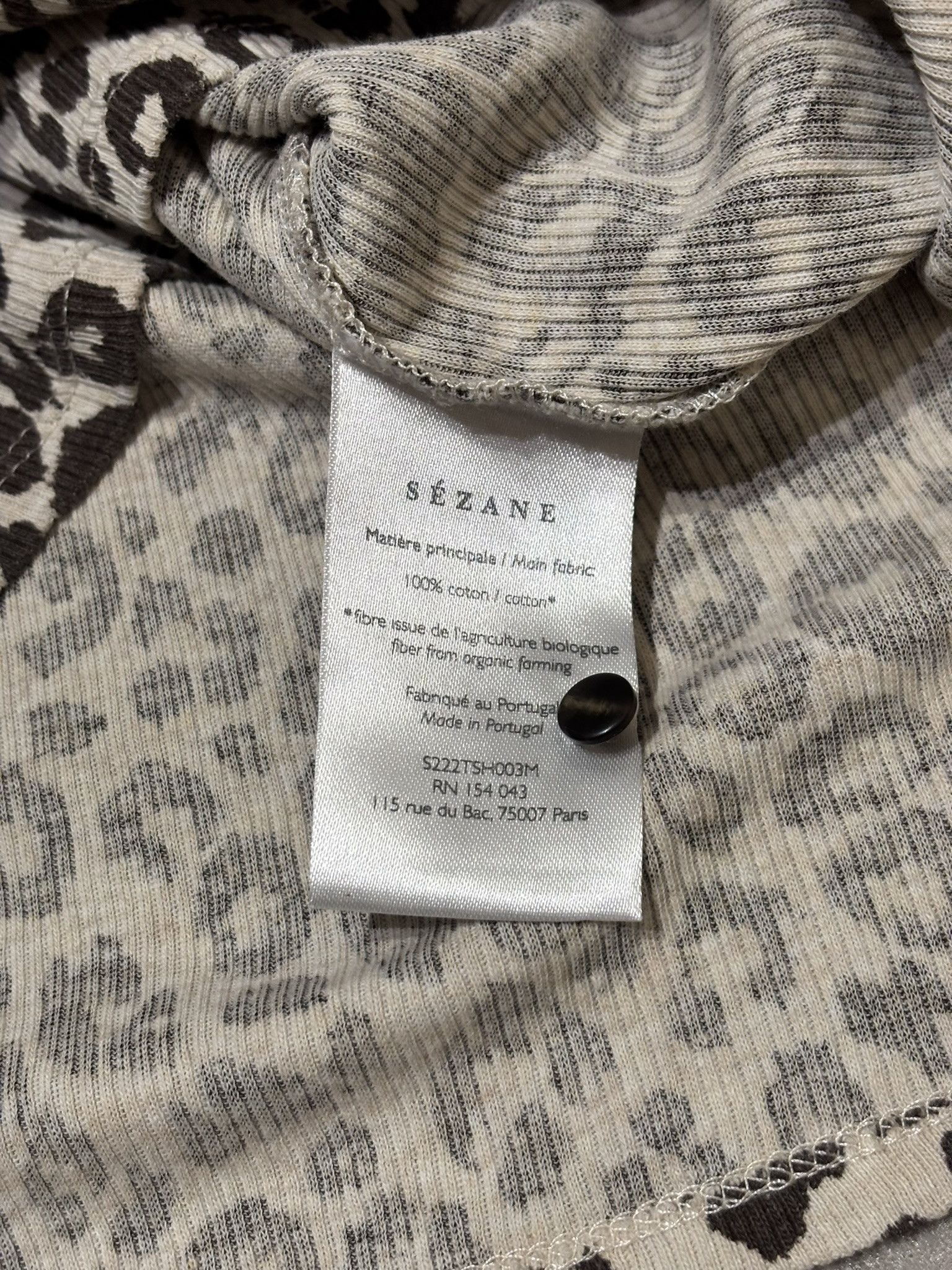 Sezane Sezane blouse Leopard size XL Size XL / US 12-14 / IT 48-50 - 12 Thumbnail
