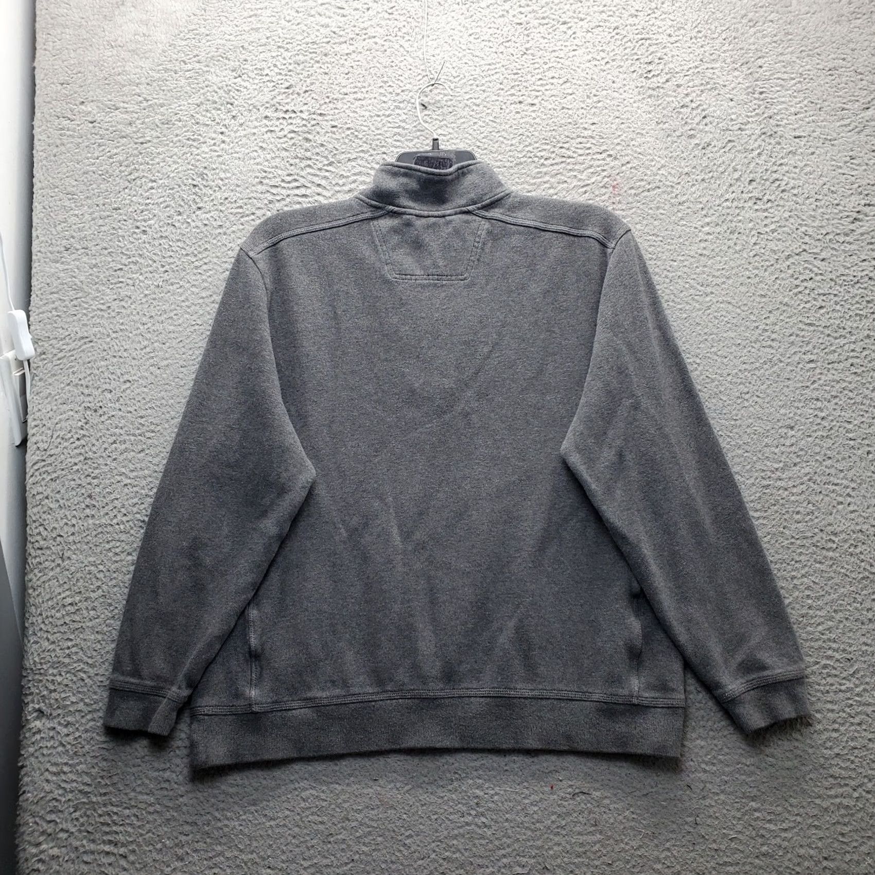 Tommy Bahama Tommy Bahama Sweatshirt Mens L Gray Knit Embroidered Logo Quarter Zip Size US L / EU 52-54 / 3 - 2 Thumbnail