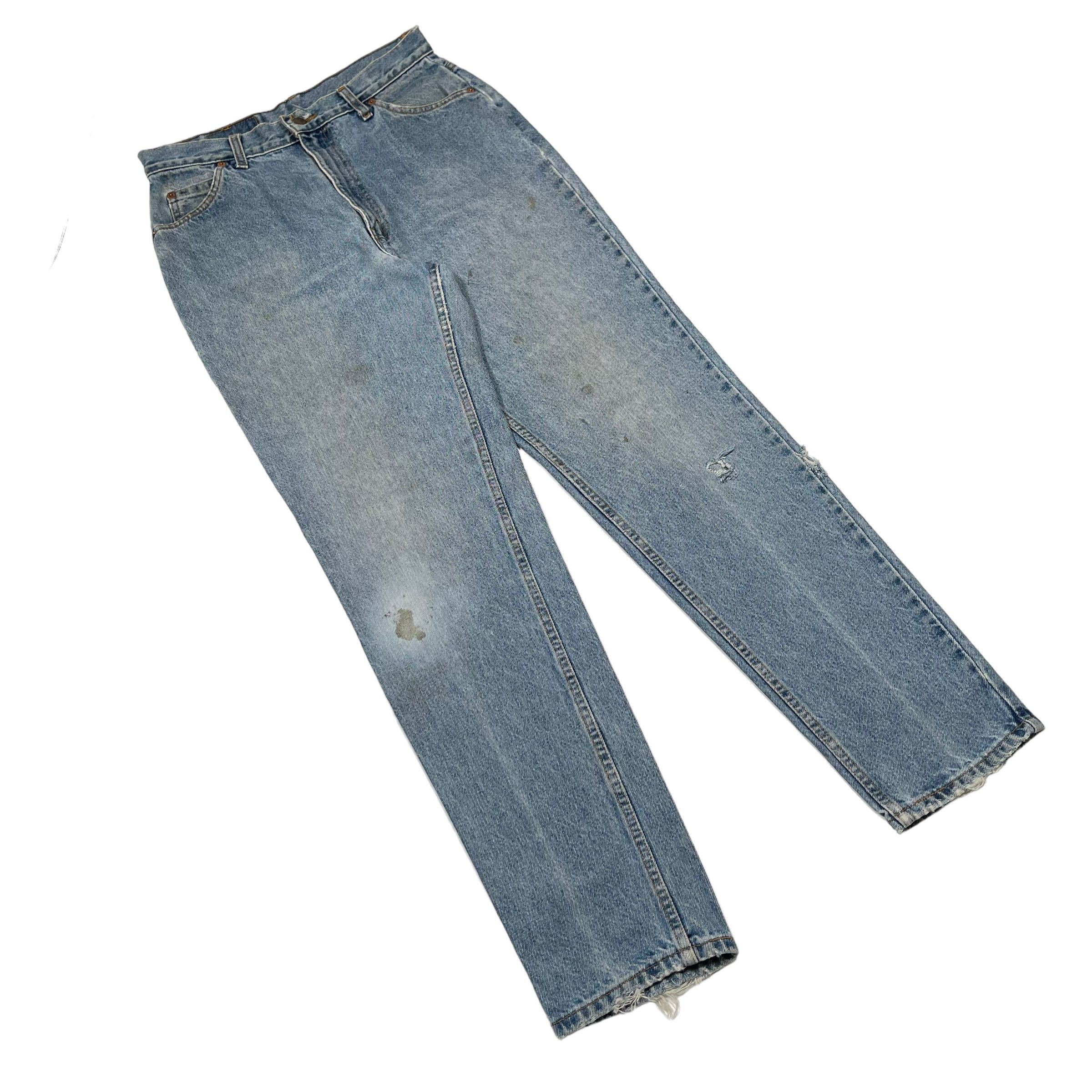 Hedi Slimane × Levi's × Vintage Vintage 1970s Levis Orange Tab Washed Distressed Denim Jeans Size US 30 / EU 46 - 3 Thumbnail