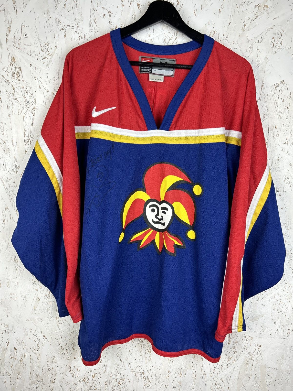 Nike 90s Vintage Nike Jokerit Signed Hockey Jersey Size M Size US M / EU 48-50 / 2 - 1 Thumbnail