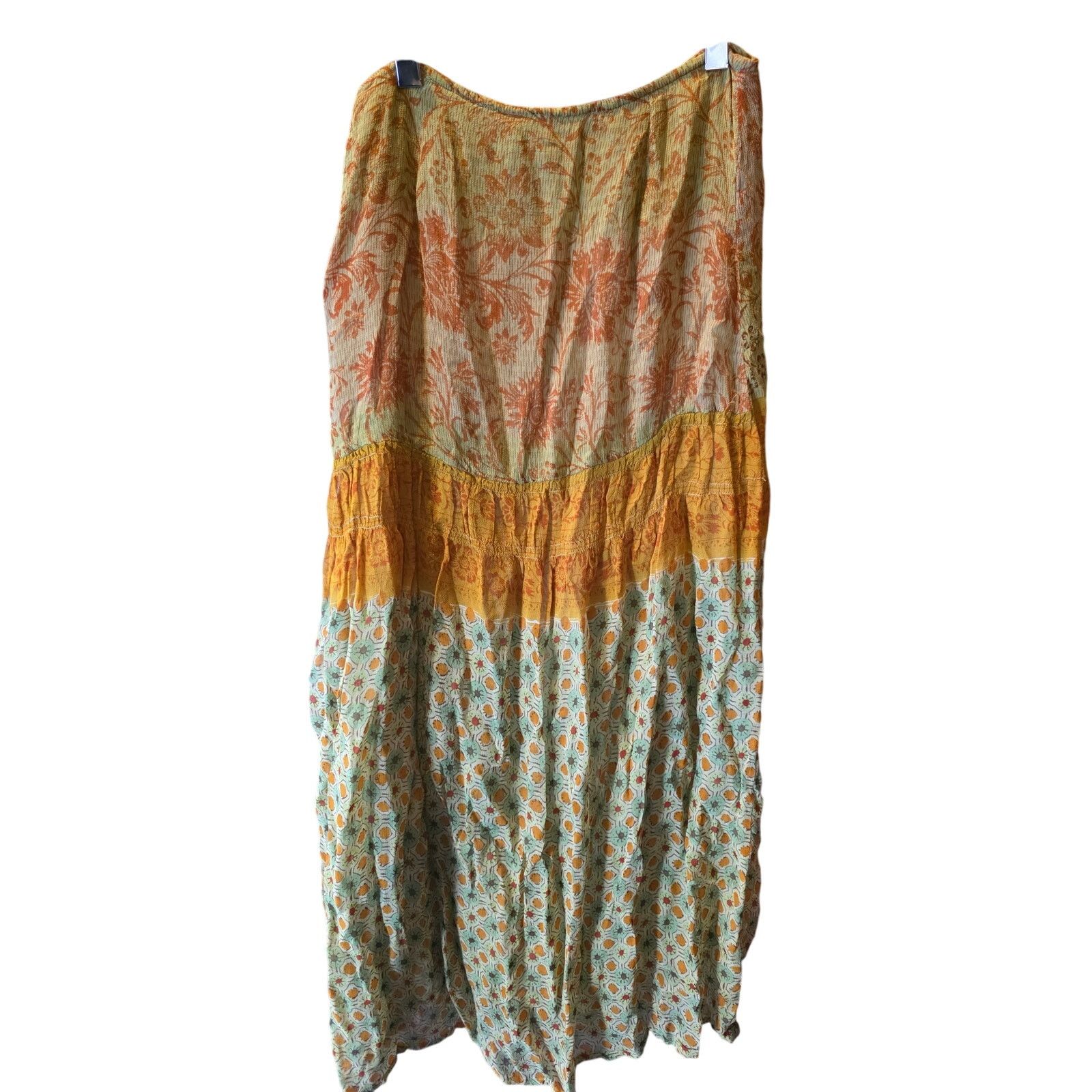 Anthropologie Moth Anthropologie Cottage Core Full Length Skirt 4 Womens Size 27" / US 4 / IT 40 - 4 Thumbnail