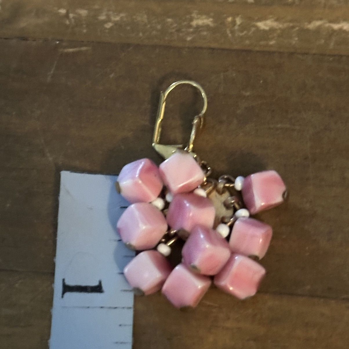 Other Rose quartz cluster dangle earrings Size ONE SIZE - 4 Thumbnail
