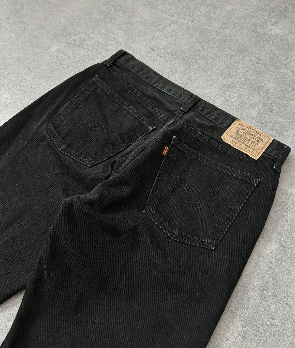 Levi's Vintage Levis 618 black washed jeans mens rare Size US 32 / EU 48 - 4 Thumbnail
