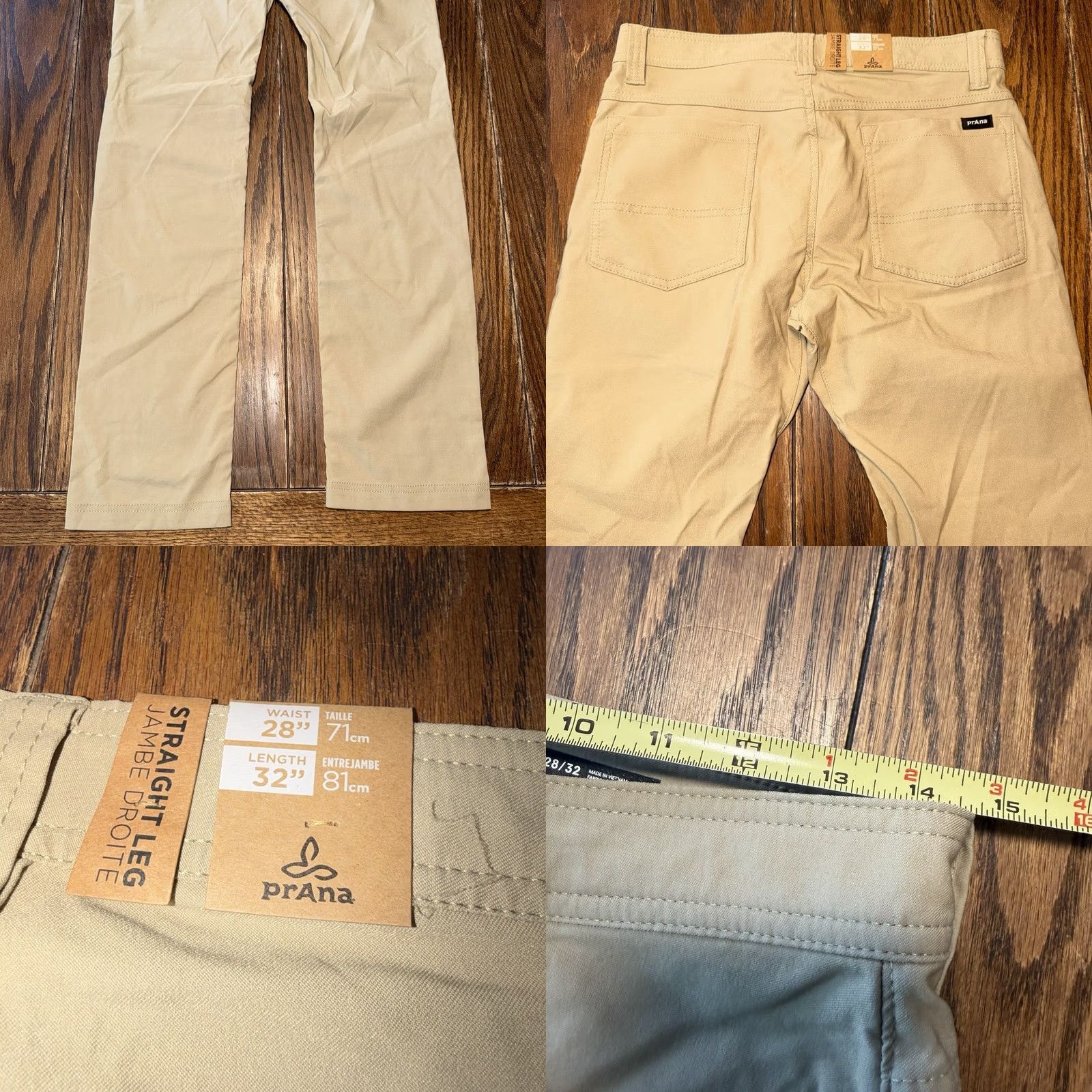 Prana prAna Brion II Pants Sandbar Performance Khaki 28x32 Men’s Casual Pants New Size US 28 / EU 44 - 8 Thumbnail