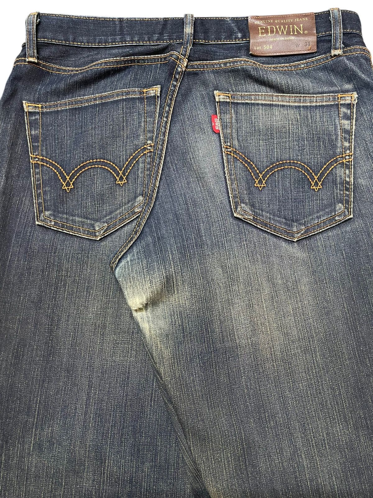 Edwin Vintage Edwin 504 Mud Wash Style Baggy Jeans Size US 32 / EU 48 - 6 Thumbnail