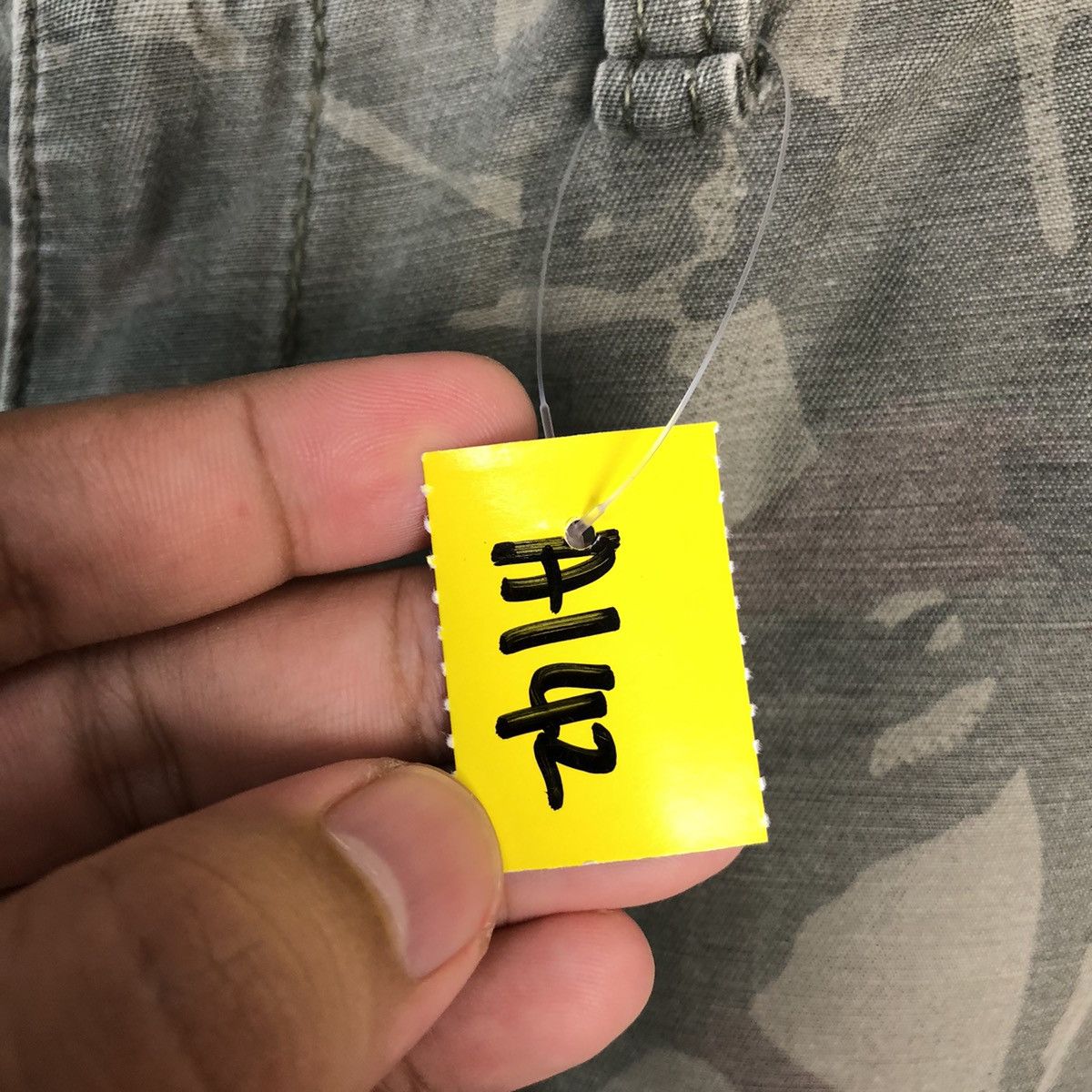 Japanese Brand Uniqlo Green Camo Cargo Multipocket Pants #A142 Size US 34 / EU 50 - 13 Thumbnail