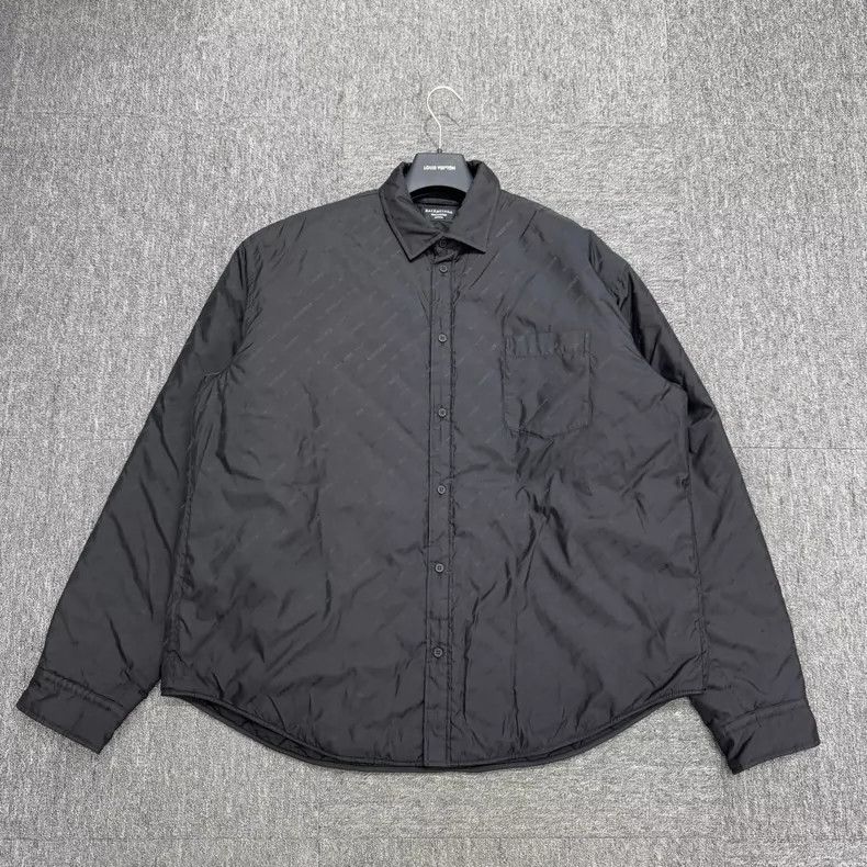 Balenciaga Balenciaga Screen Printed Logo Lightweight Puffer Jacket Size US S / EU 44-46 / 1 - 1 Thumbnail
