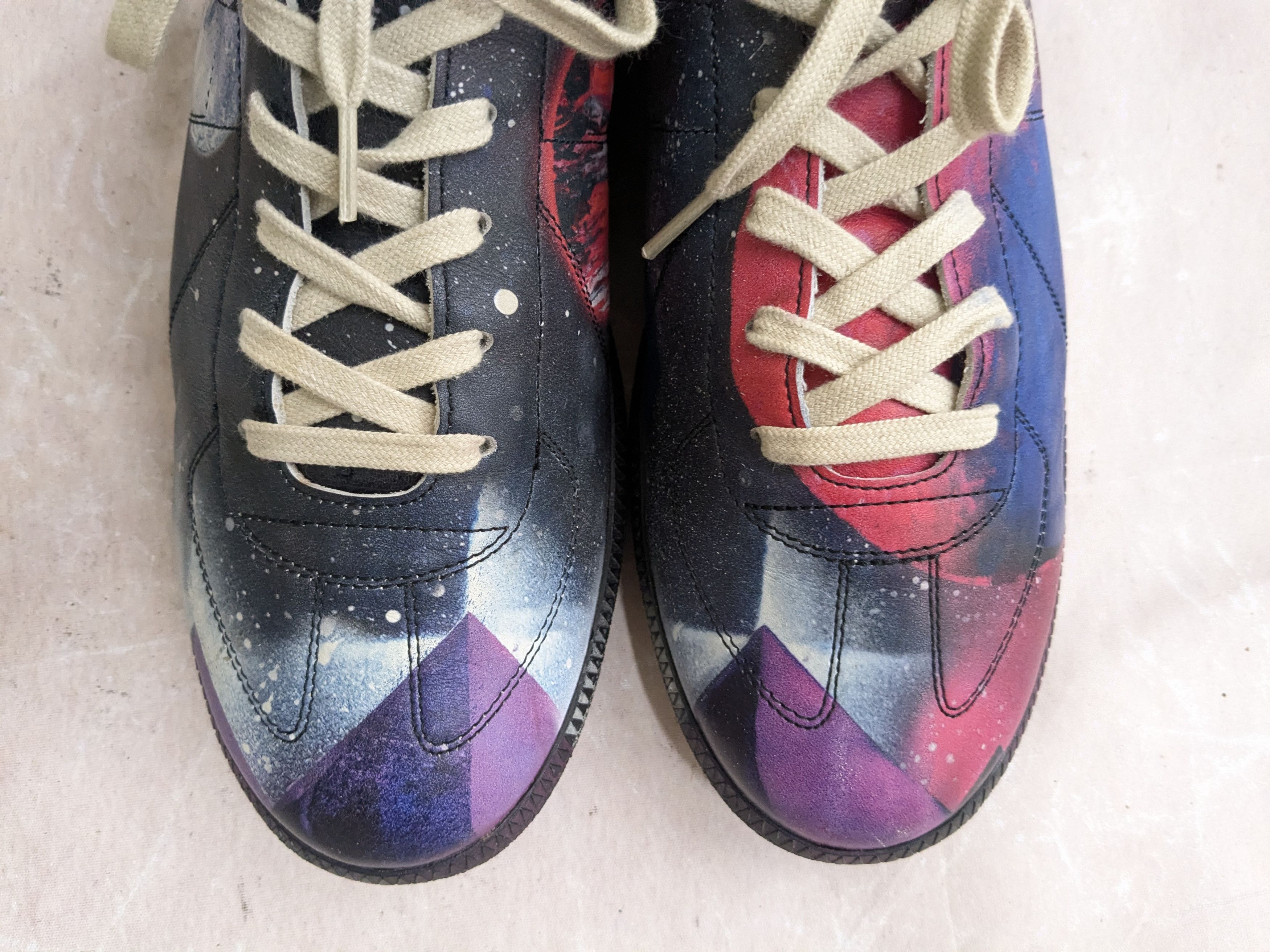 Maison Margiela Maison Margiela Replica GAT Galaxy 12 45 Low Tops Size US 12 / EU 45 - 2 Thumbnail
