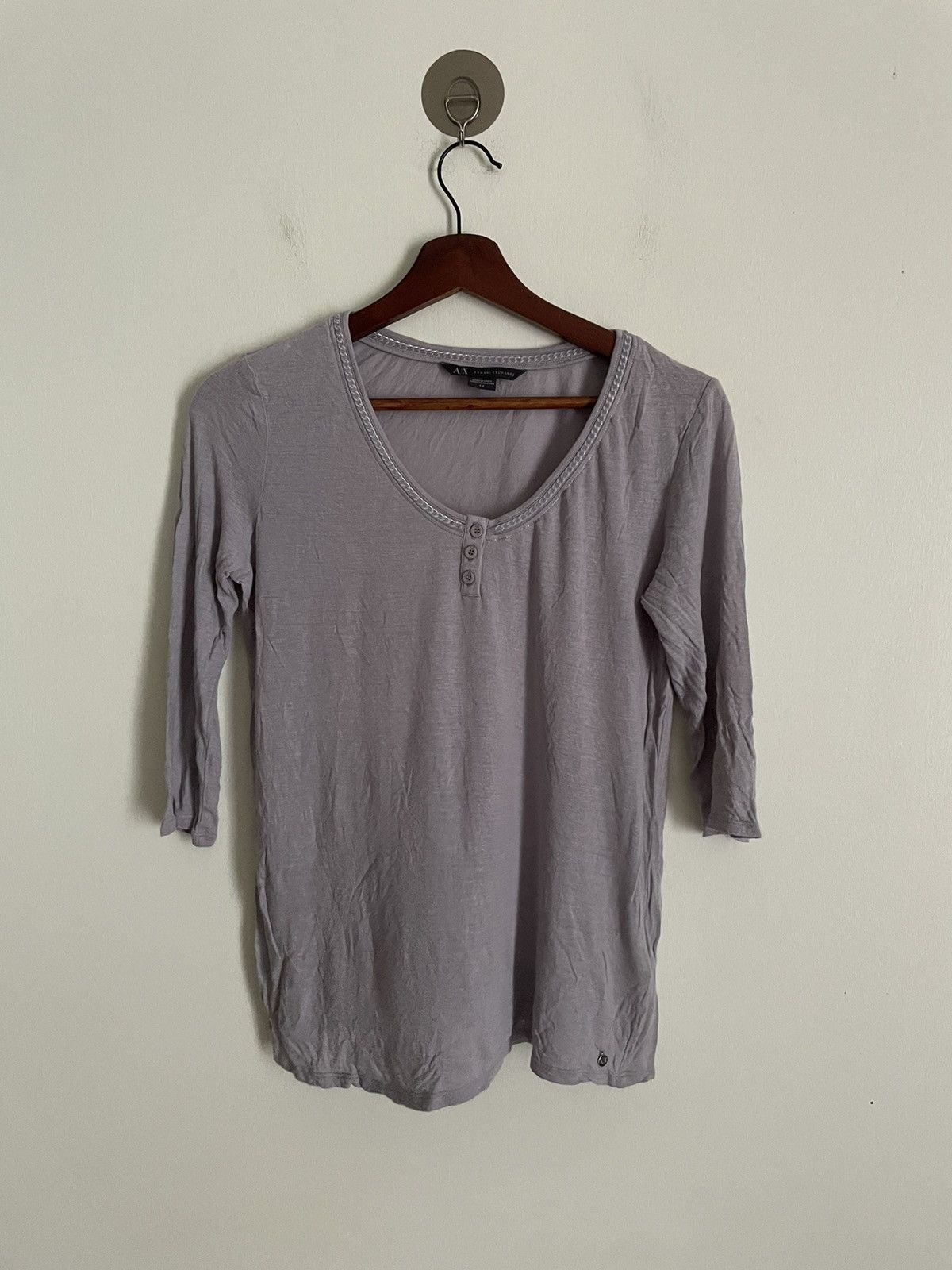 Armani Exchange Armani Exchange Round Neck Blouse Size S / US 4 / IT 40 - 1 Thumbnail