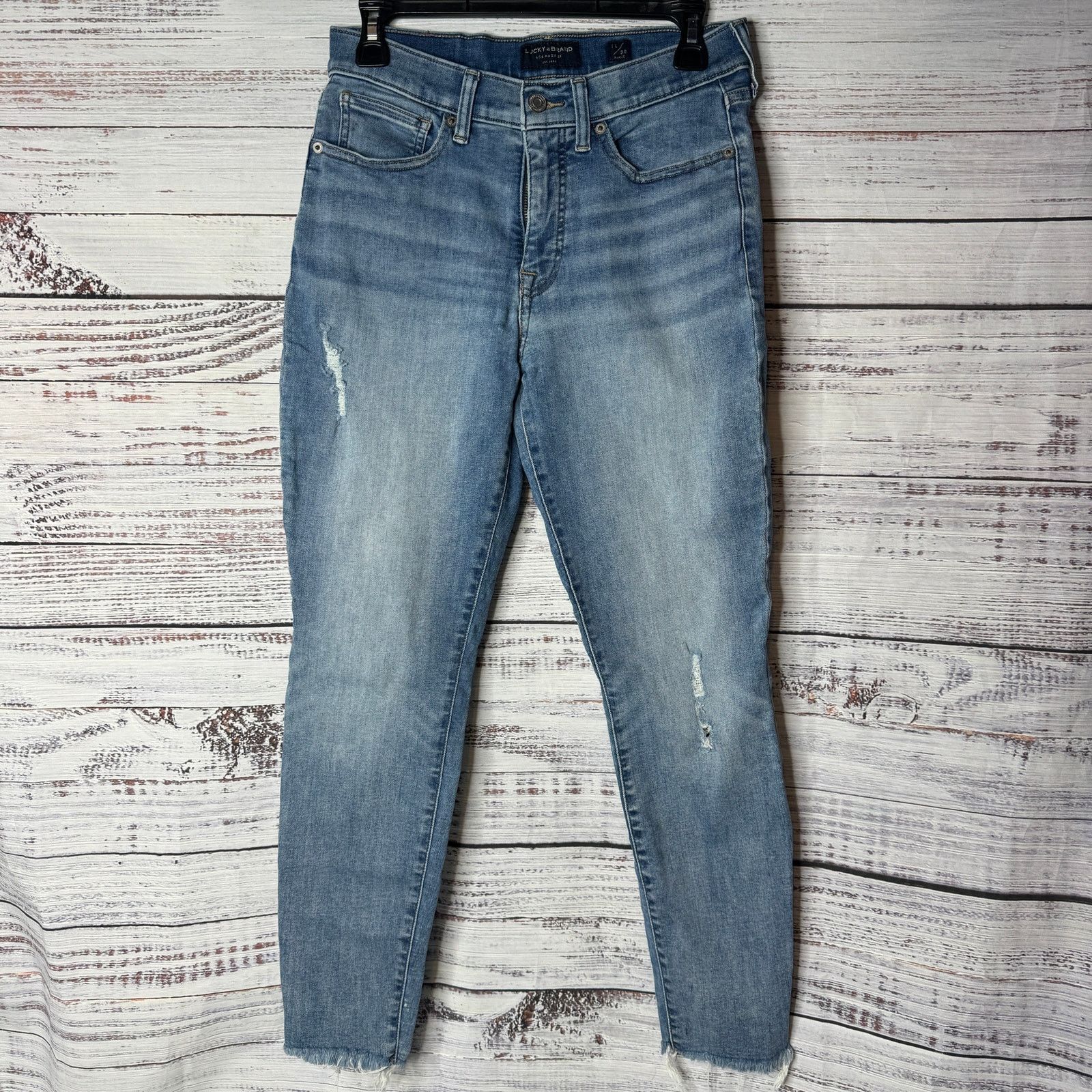 Lucky Brand Lucky Brand Ava Mid Rise Skinny Jeans 10 Size 32" / US 10 / IT 46 - 3 Thumbnail