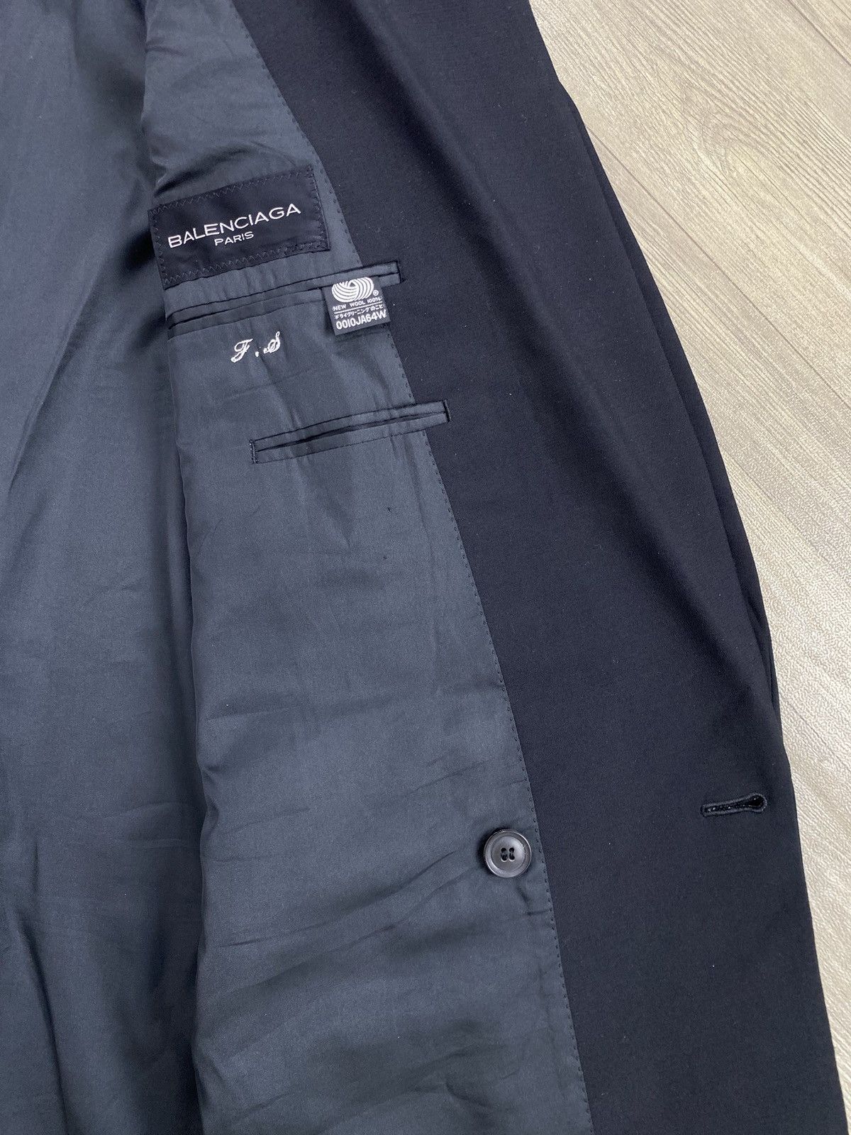 Balenciaga Vintage Balenciaga Paris Blazers Coat Wool Jacket Size 40R - 10 Thumbnail