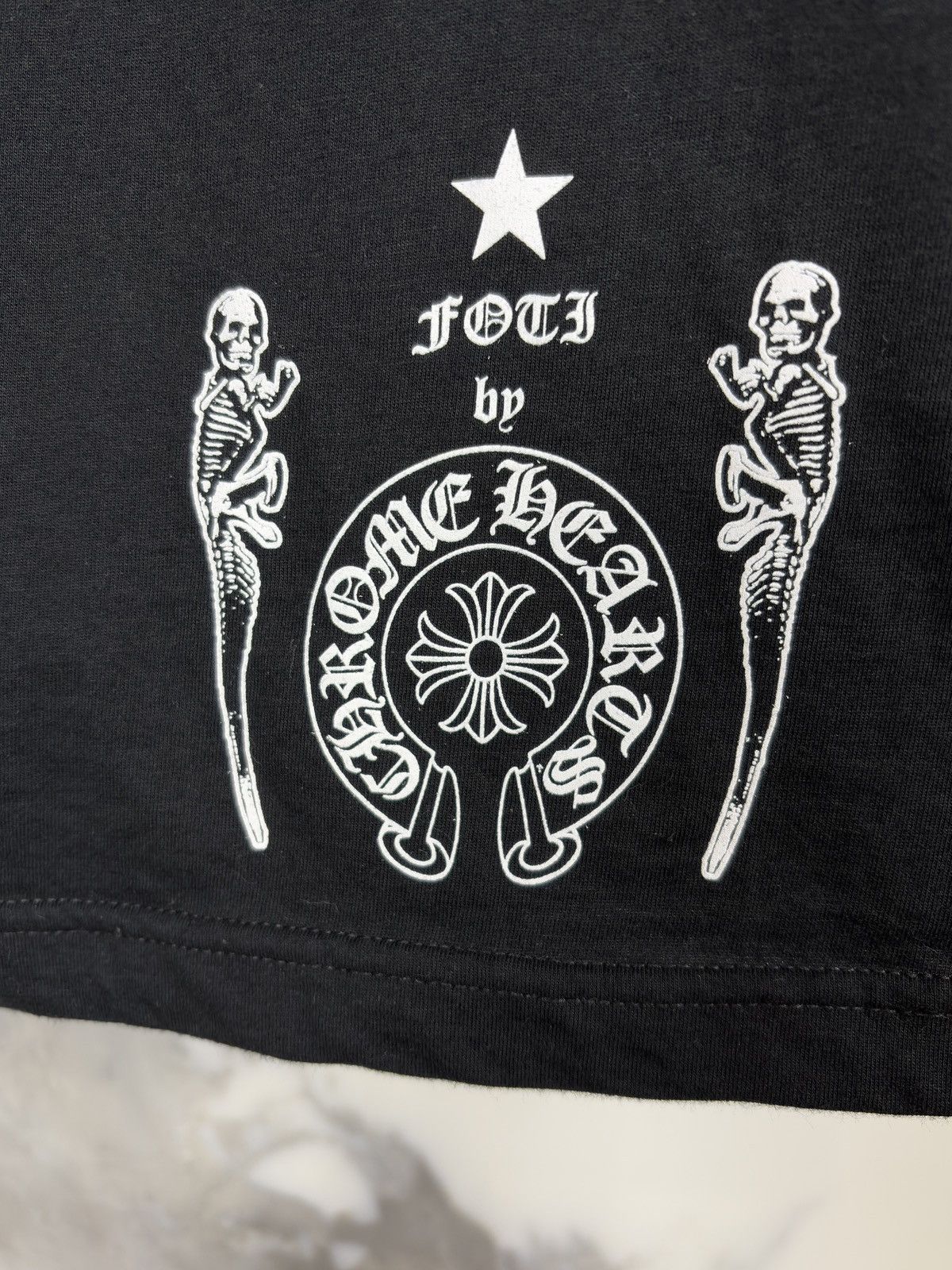 Chrome Hearts Chrome Hearts Foti Skeleton Skull Georgia Line Red Tshirt Size US S / EU 44-46 / 1 - 5 Thumbnail