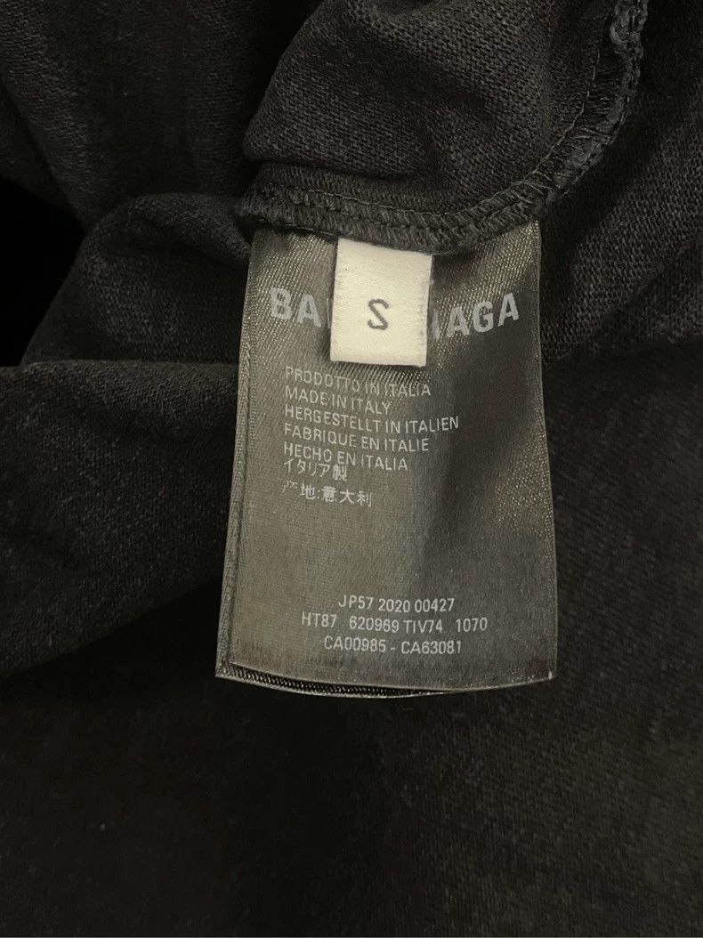 Balenciaga Balenciaga Black Crew Small Logo Short Sleeve T-Shirt Size US S / EU 44-46 / 1 - 6 Thumbnail