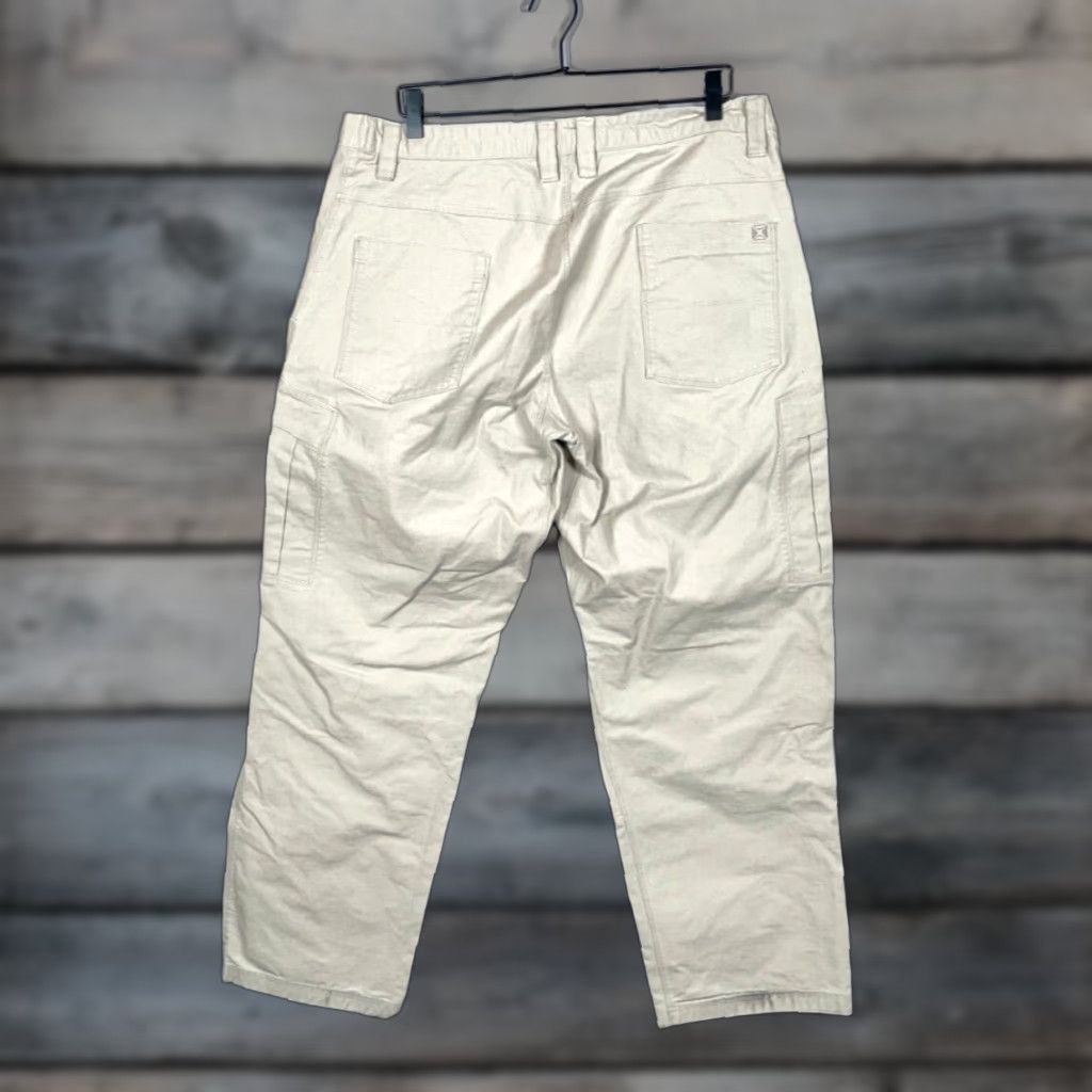 Doublet VINTAGE Vertx Cargo Pants Men's 38x31 Beige Utility Workwear Straight Leg 40x32 Tag Mens Pants Size US 38 / EU 54 - 1 Thumbnail