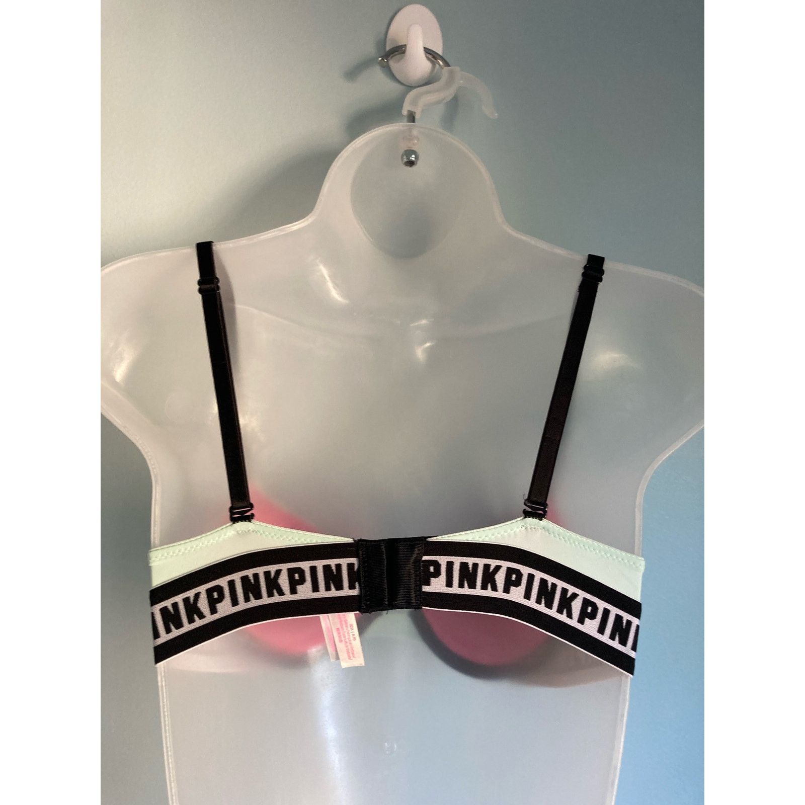 Victoria's Secret Victoria's Secret PINK Push Up Bra 32A Mint Green Size ONE SIZE - 4 Thumbnail
