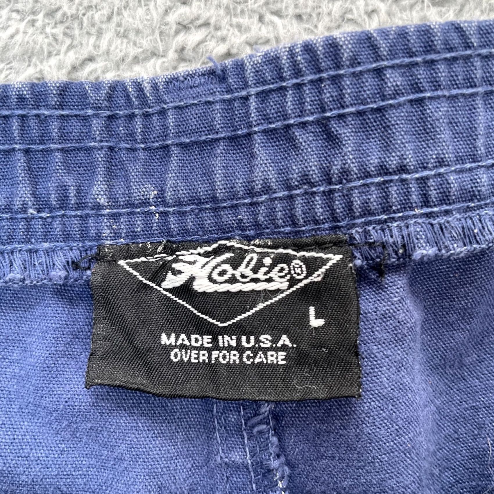 Vintage VINTAGE Hobie Shorts Mens L Blue Cotton Pleated Outdoor Chino 9 in Inseam 38 in Waist Polo Logo Zipper Pocket Men's Size US 33 - 3 Thumbnail